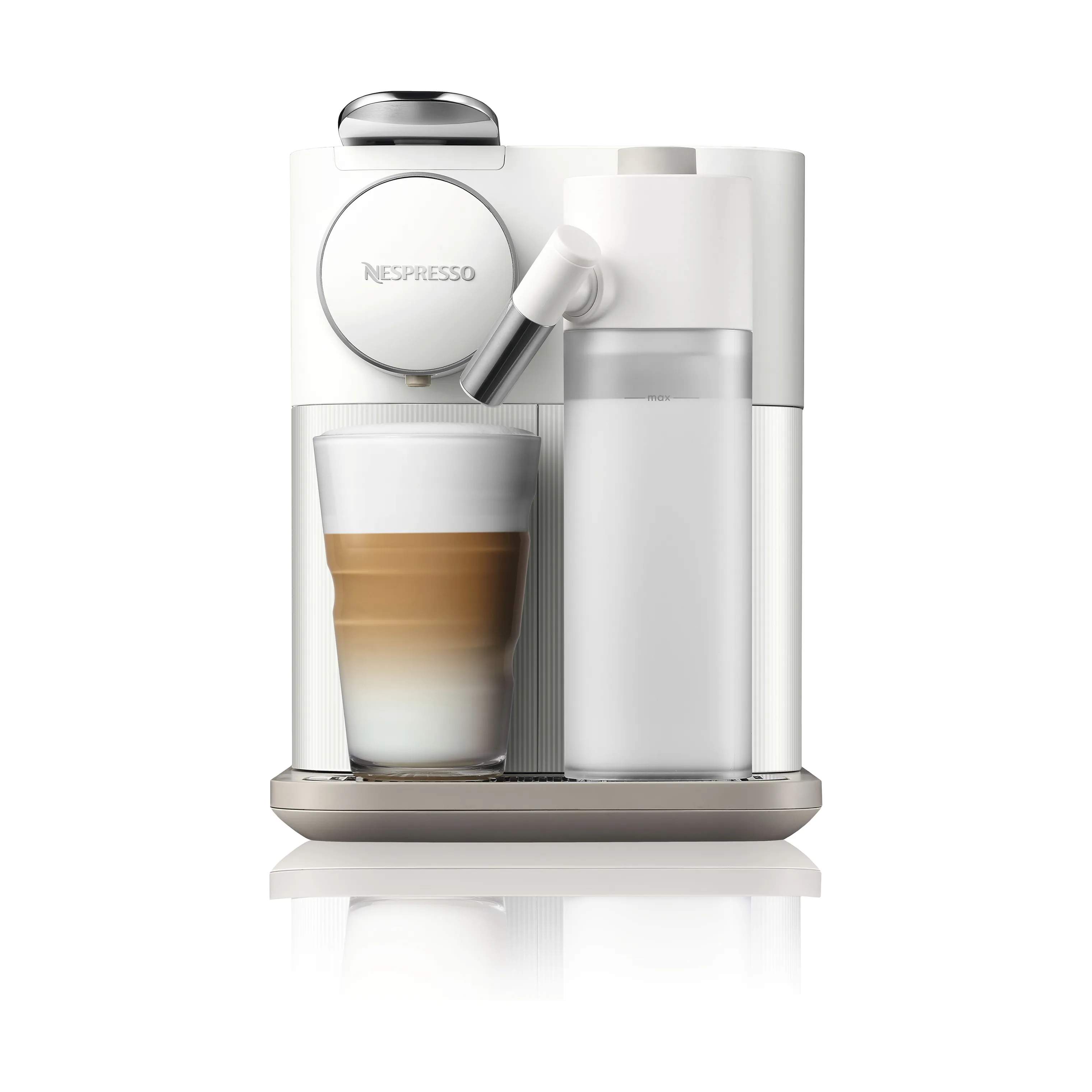 Nespresso kapselmaskiner Gran Lattissima Kapsel Kaffemaskine i Hvid, 6