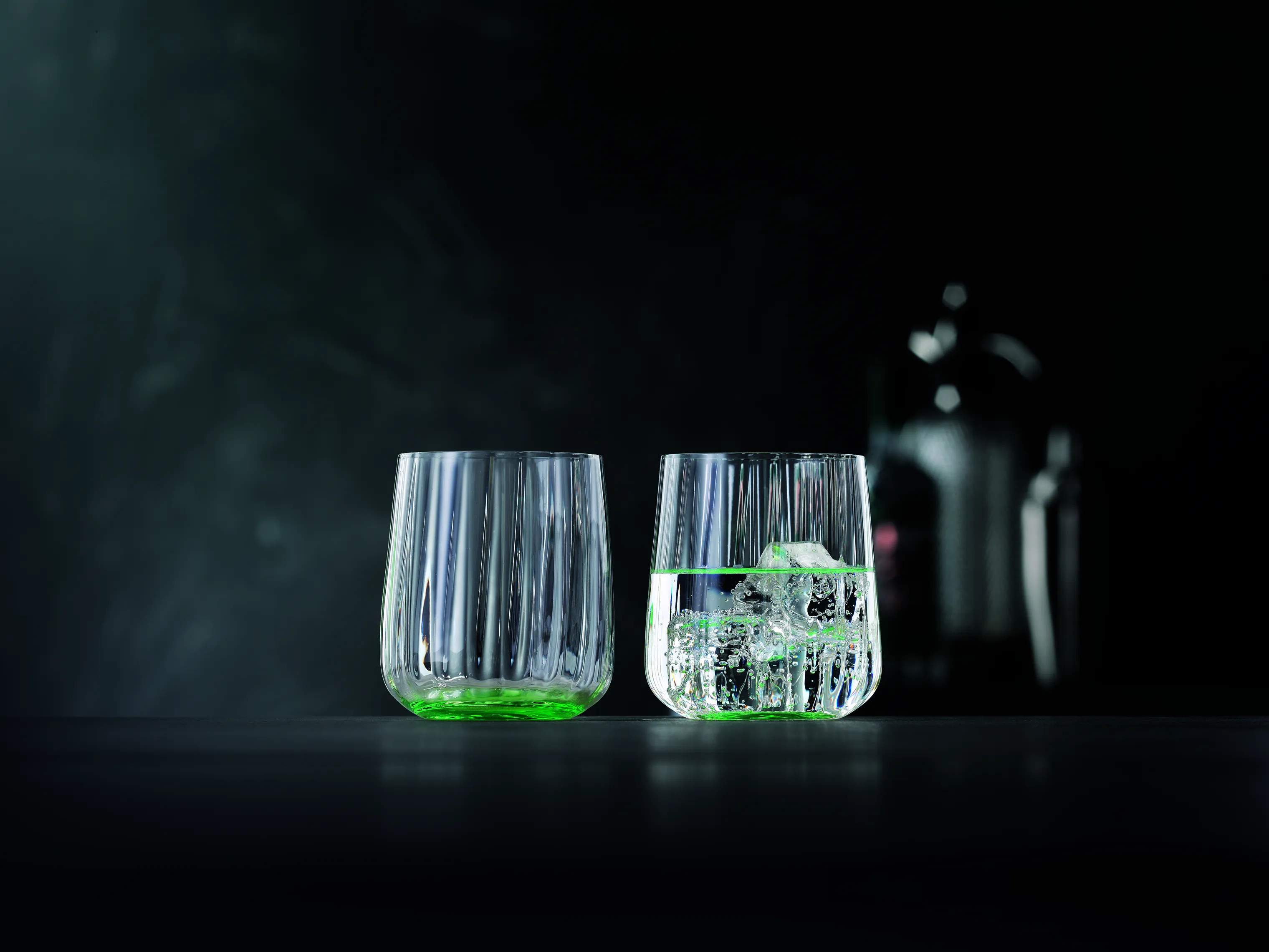 Spiegelau Vandglas Lifestyle Colour Tumblerglas - 2 stk. i klar og grøn, 2