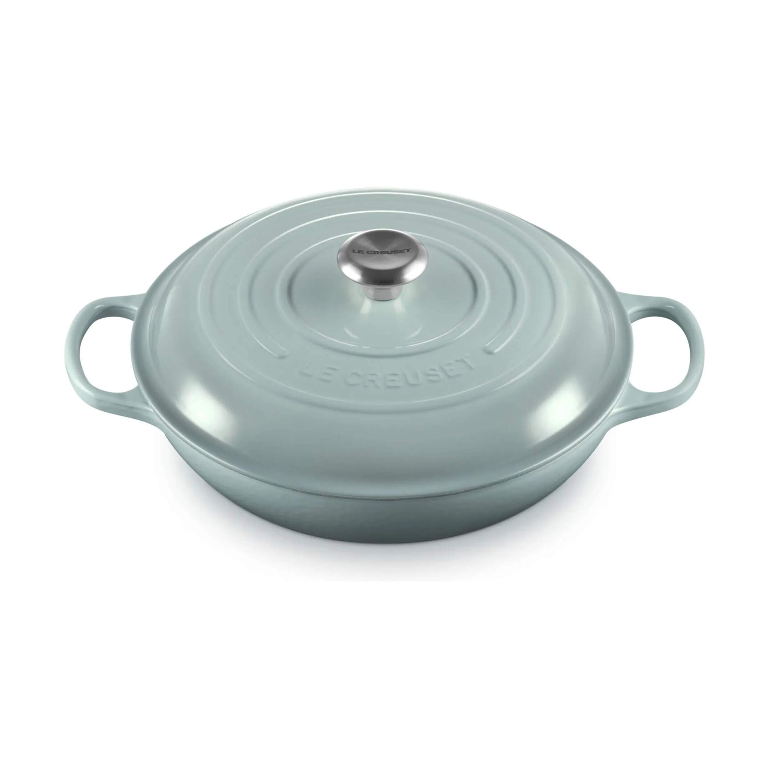Le Creuset Gryder Signature Buffet Gryde i Sea Salt, 3.5 L, 1
