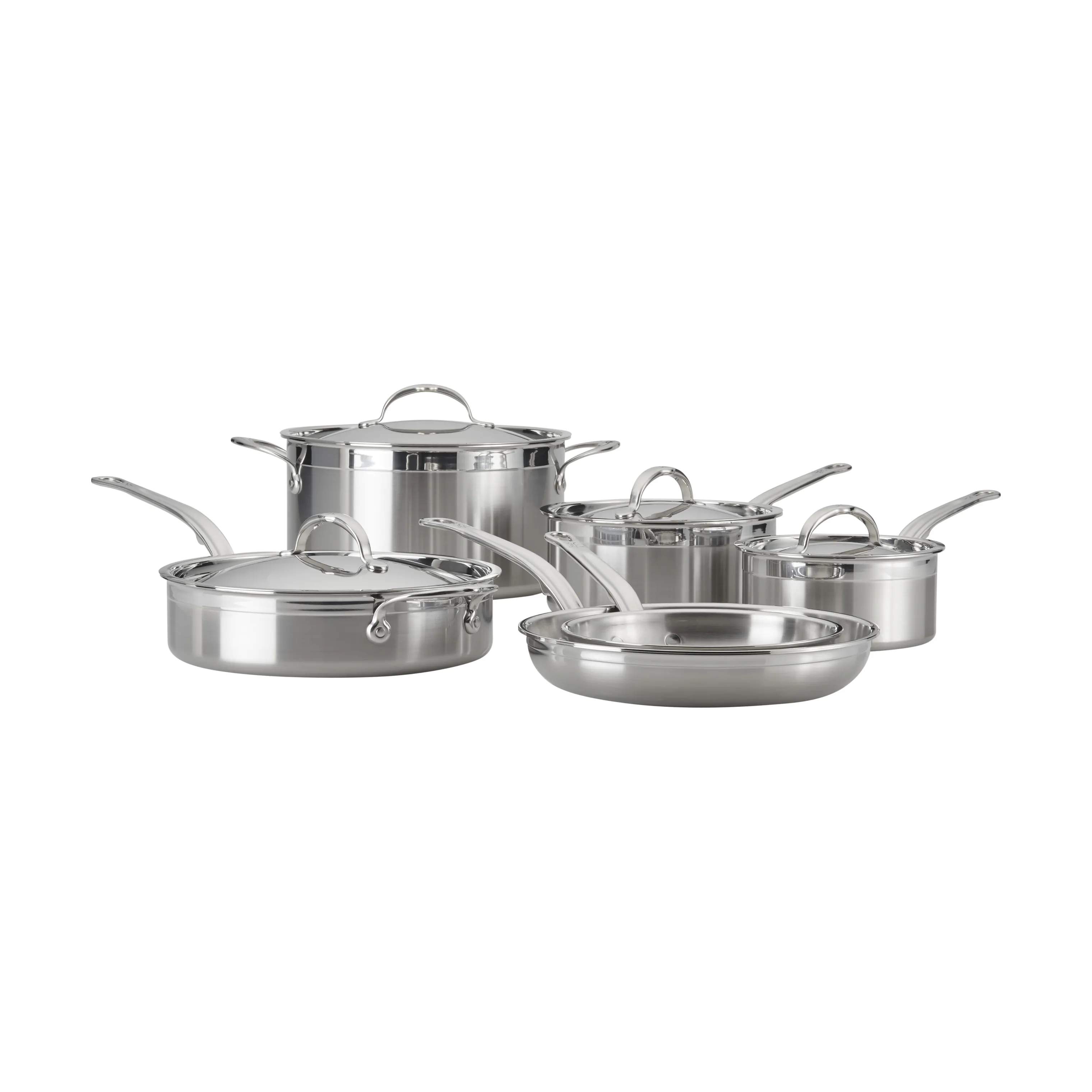 Hestan Grydesæt Probond Gryde- og pandesæt - 10 dele i Rustfrit stål, 3