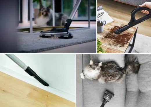 Tefal Støvsugere Silence Force Cyclonic Total Poseløs Støvsuger i Sort / sølv, 5