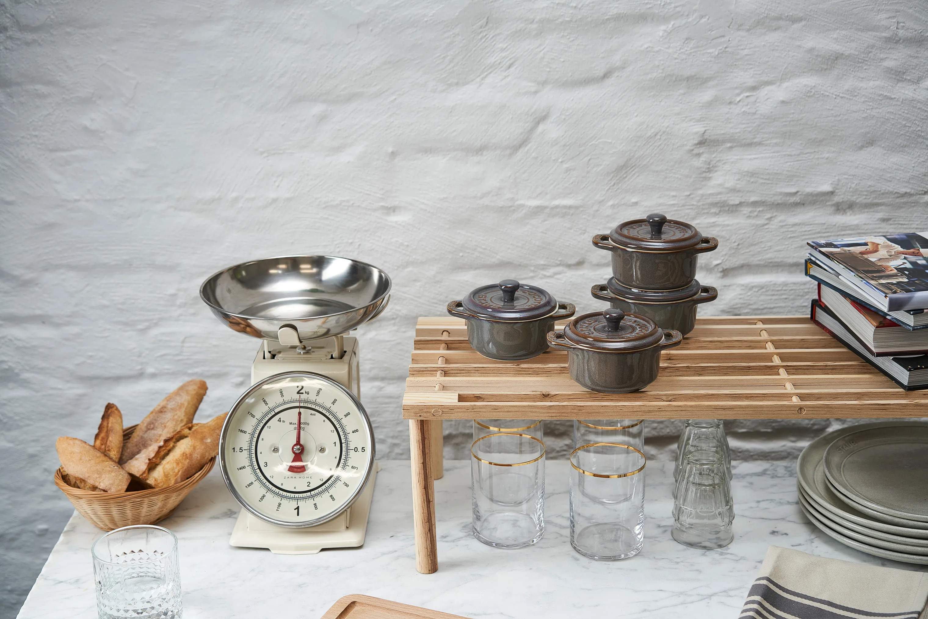 Staub Stegesøer Ceramic by Staub Cocottesæt - 4 dele i Antikgrå, 4