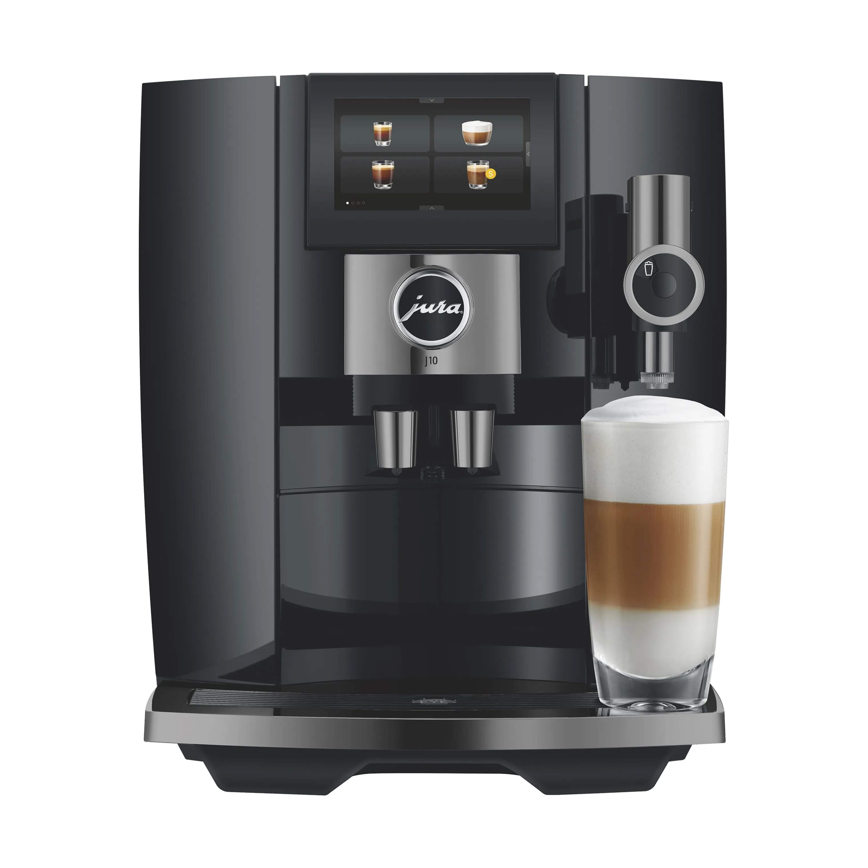 JURA Espressomaskiner J10 (EA) Kaffemaskine i Piano Black, 3