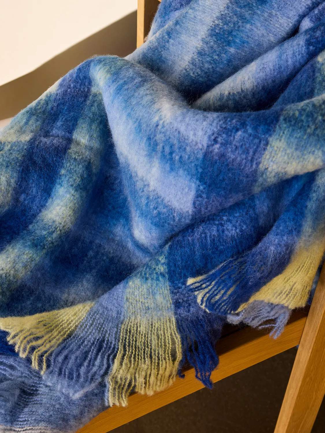 Hübsch Plaider Loom Plaid i Blå, 5