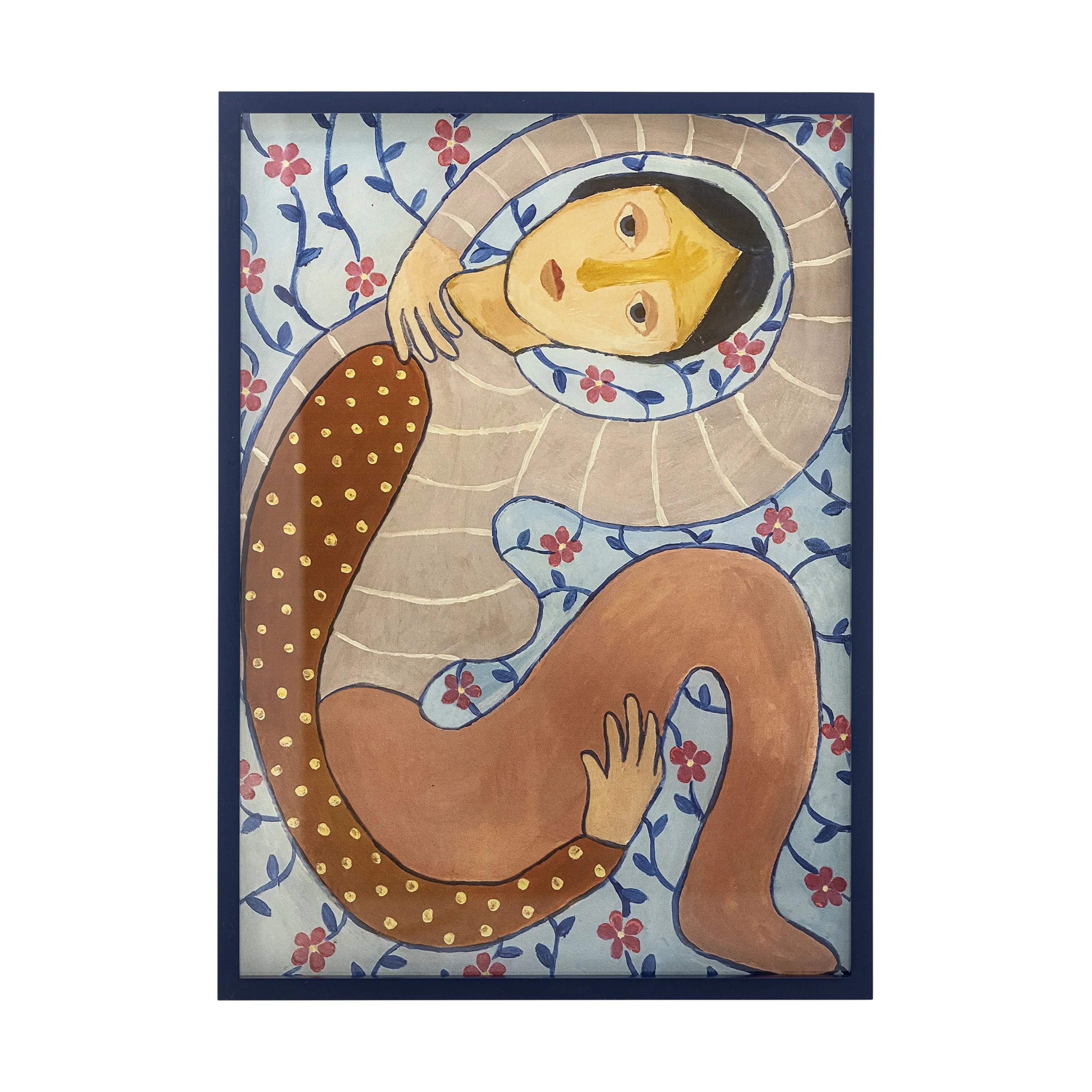 Bloomingville Vægdekoration Floriesta Billede i Multifarvet, 1