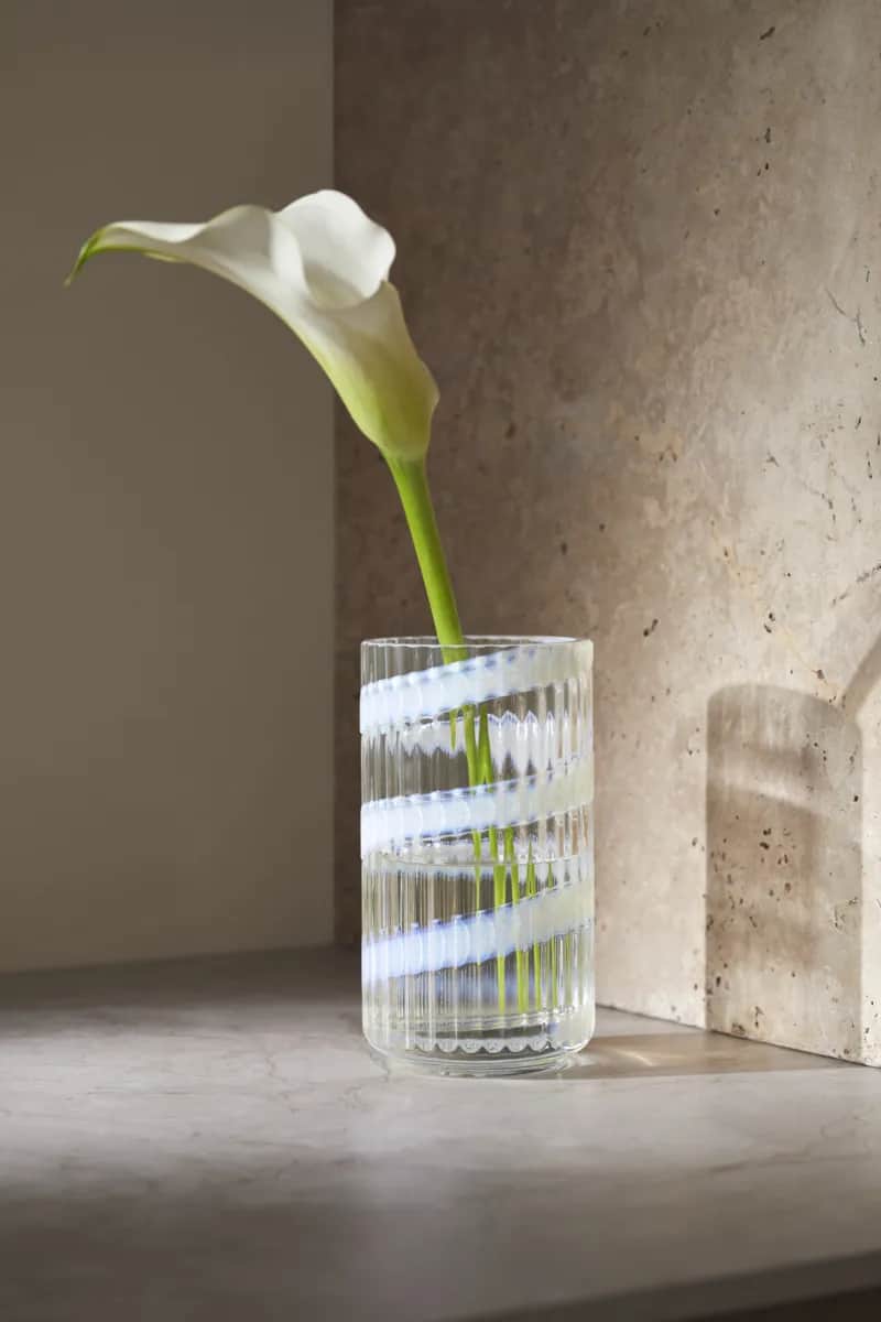Lyngby Porcelæn Vaser Lyngby Vase Swirl i 15,5 cm, 2