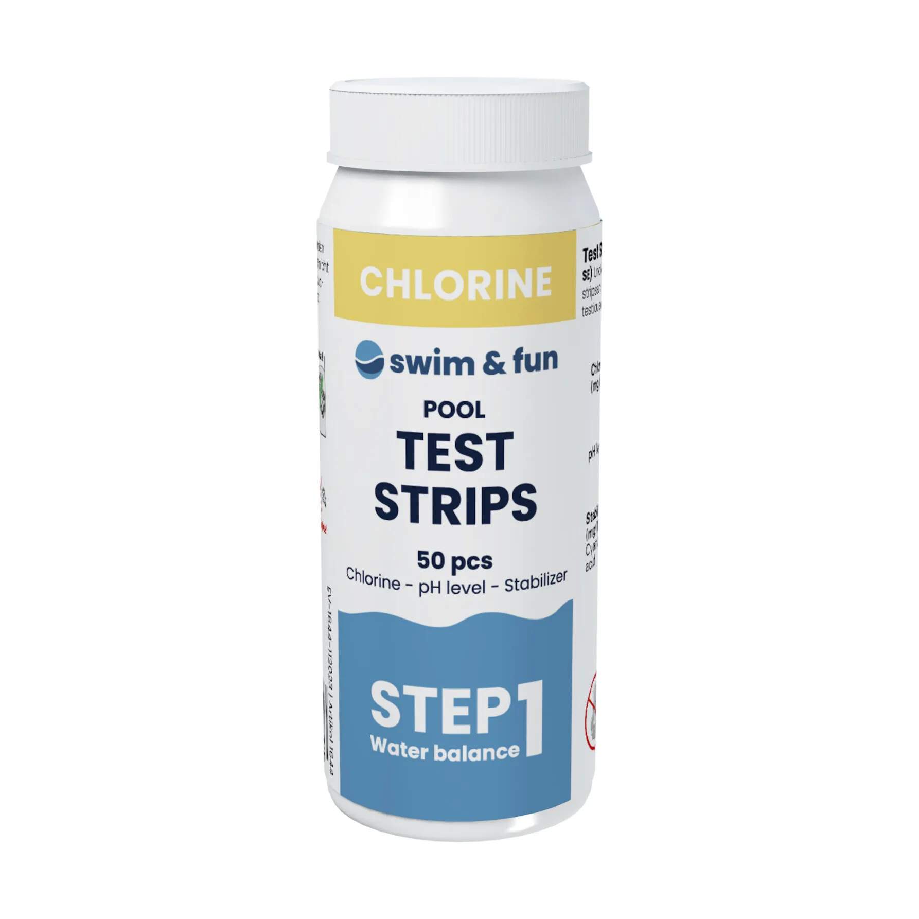 Swim & Fun Poolrengøring Test Strips i Hvid, 1