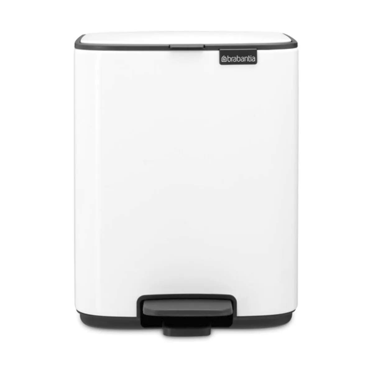 Bo Pedalspand, hvid, large