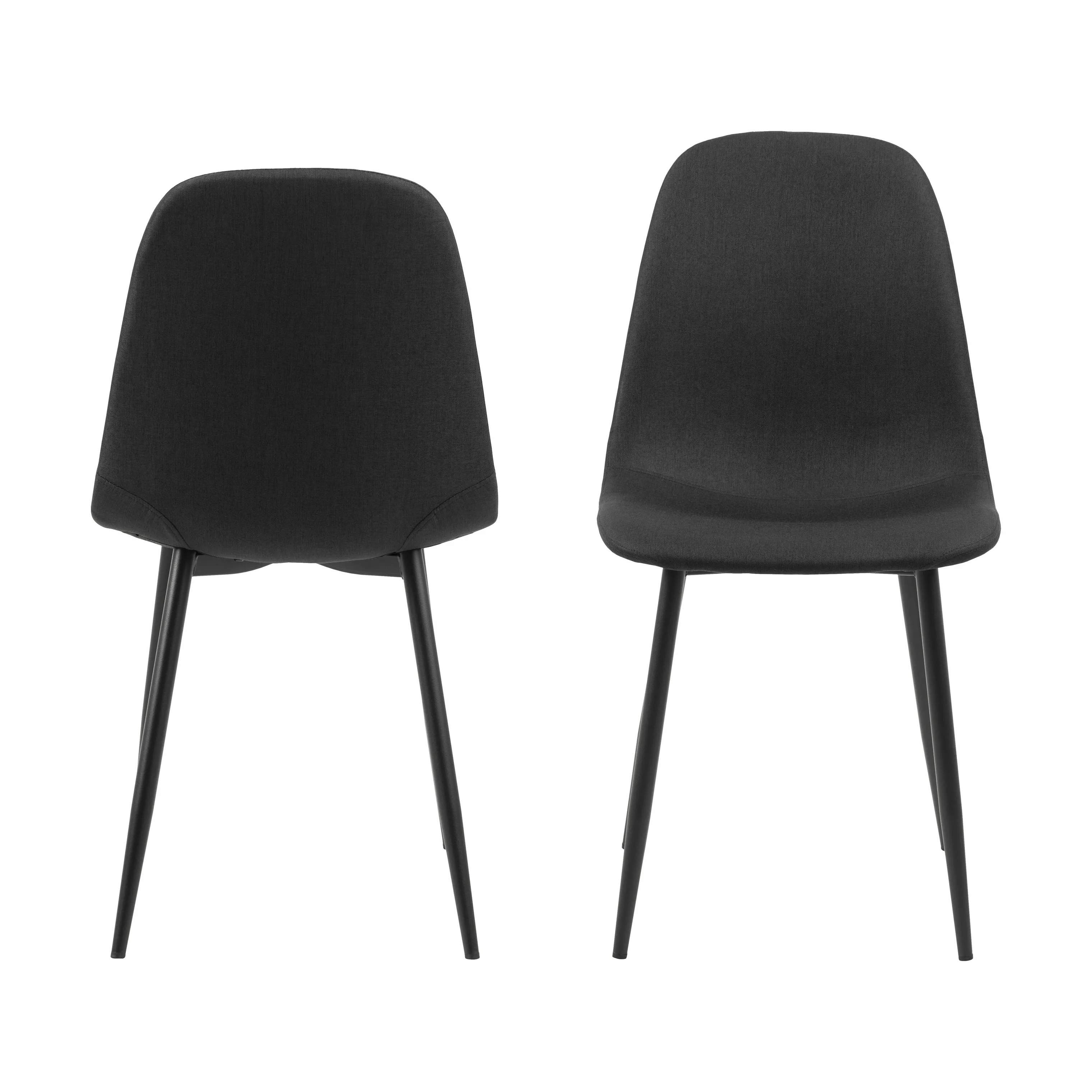 CASA Living Spisebordsstole Celia Spisebordsstol - 4 stk. i sort, 5