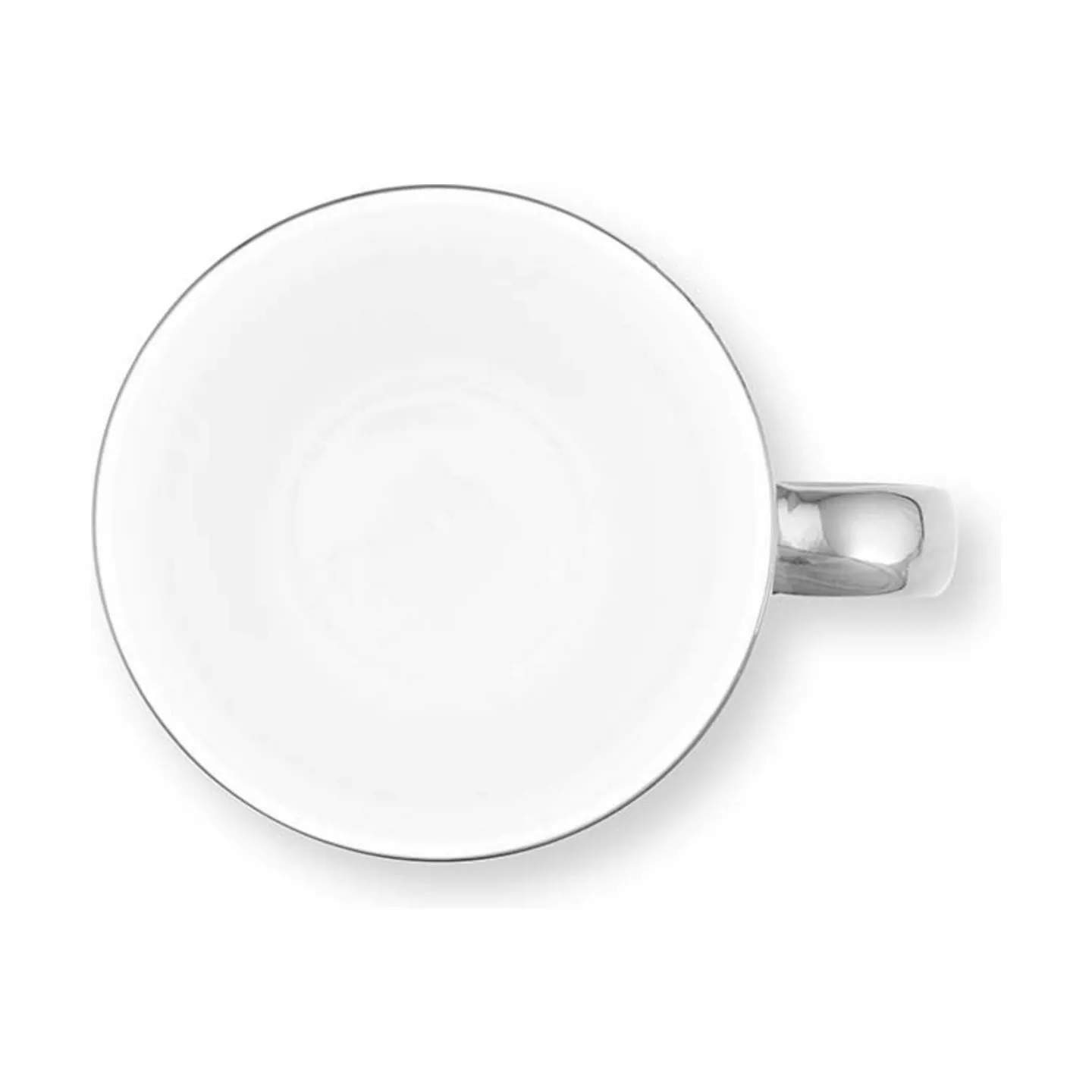 VT Wohnen Krus og kopper med hank Krus - 2 stk. i Sølvfarvet, 2