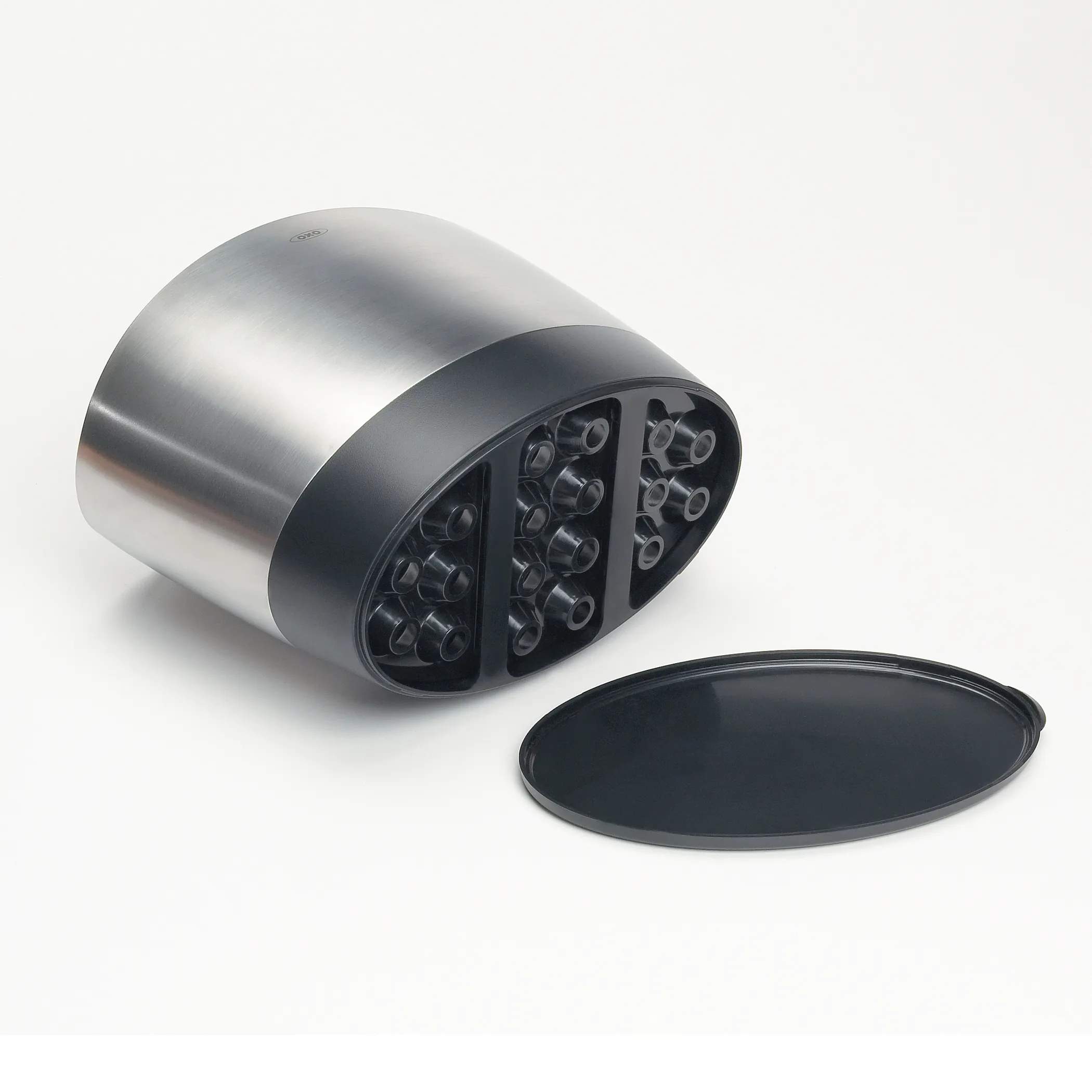 OXO Krukker til køkkenredskaber Good Grips Redskabsholder i Sort/Stål, 3