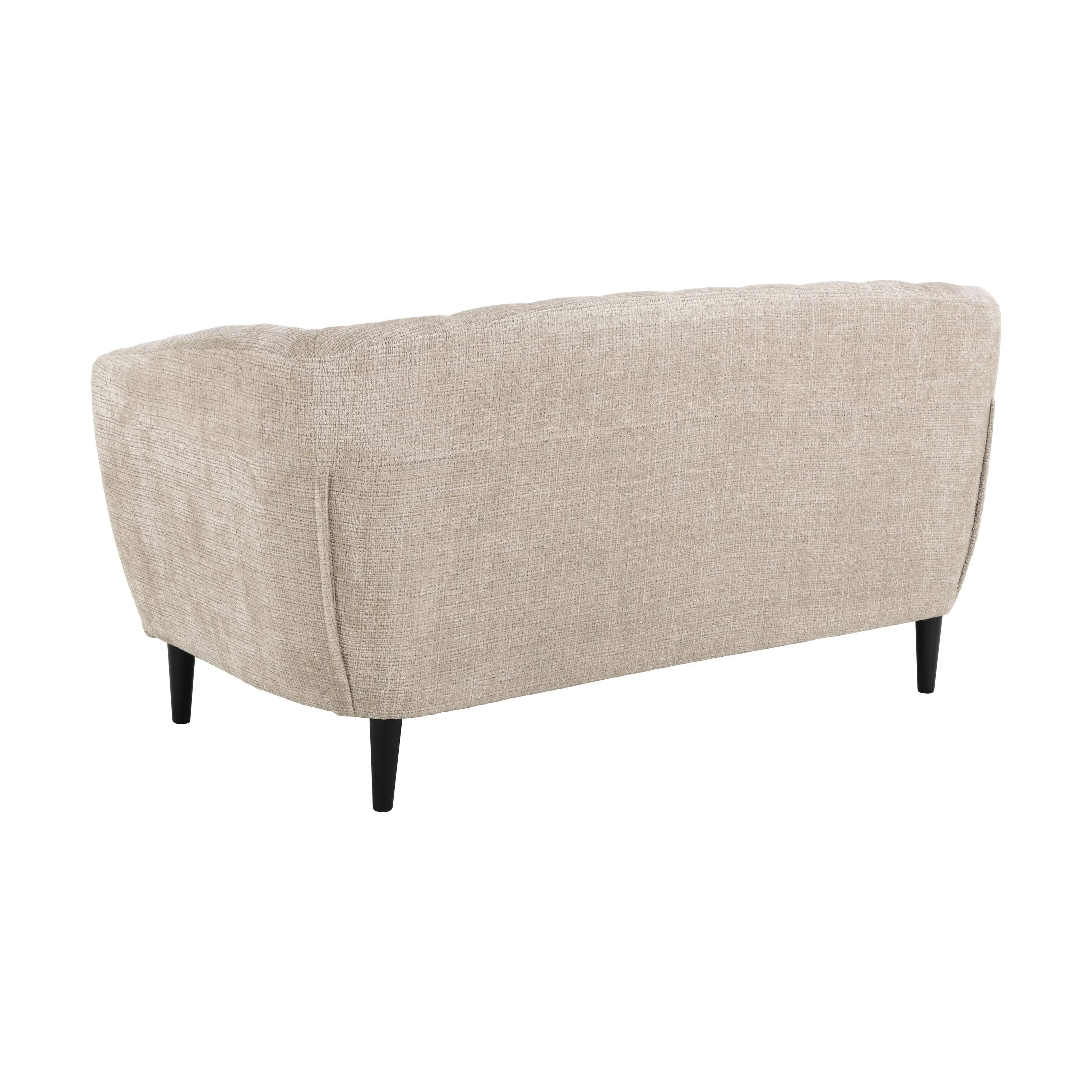 CASA Living Sofaer Ria Sofa i Beige/sort, 150 cm, 7