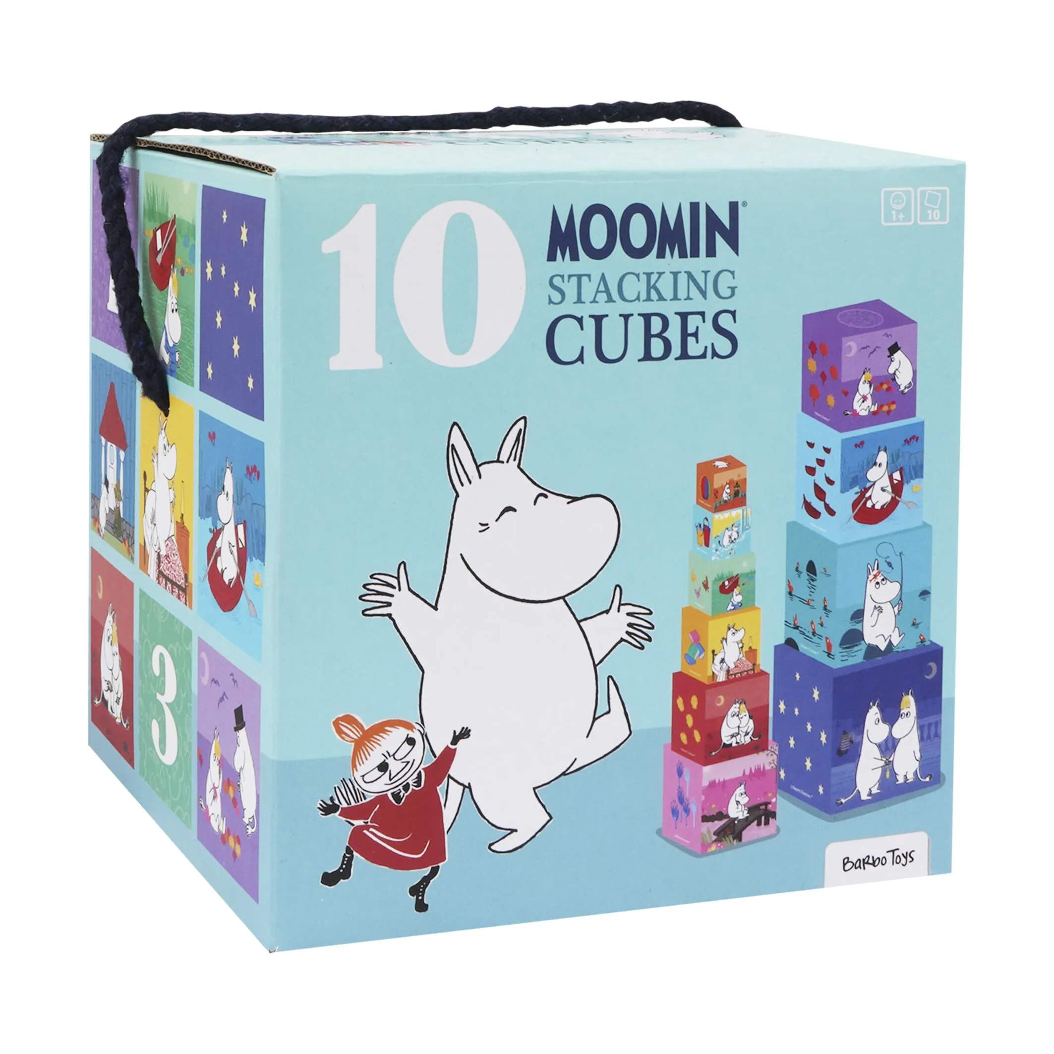 Barbo Toys Spil Moomin Stableklodser i Multifarvet, 4