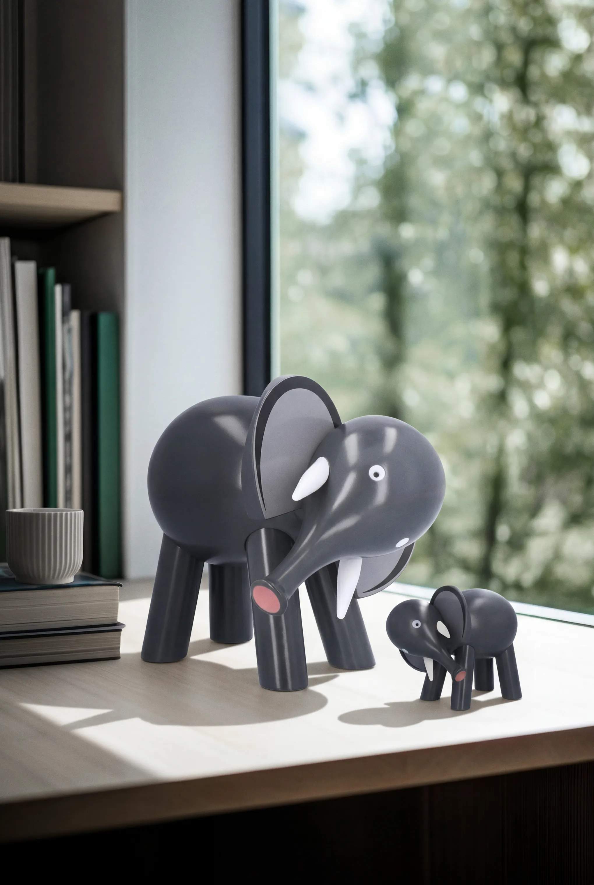 Kay Bojesen Dyrefigurer Afrikansk Liliput Elefant i Grå lilliput, 2
