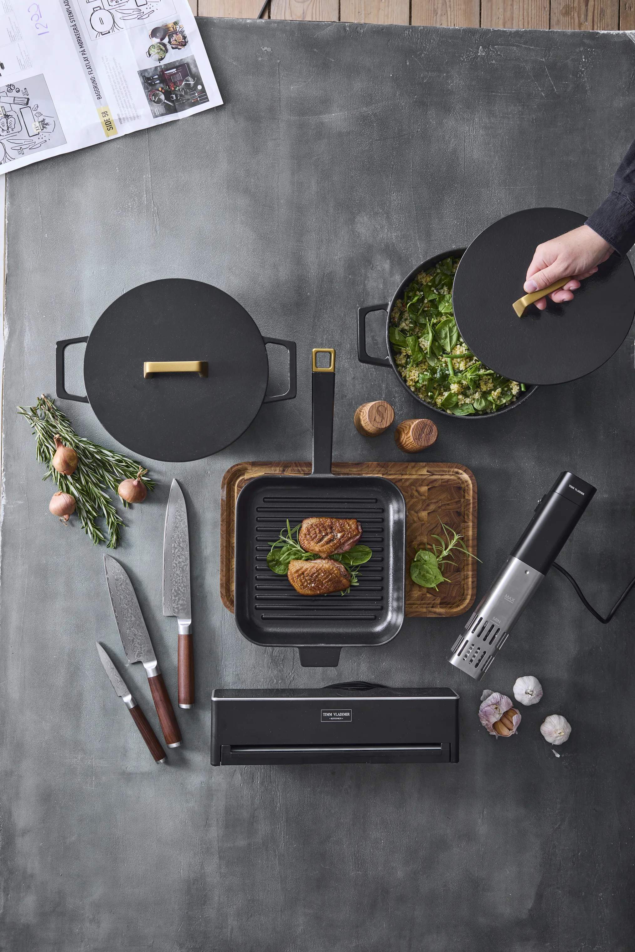 Timm Vladimir Kitchen Vakuumpakkere Vakuumpakker i Sort, 4