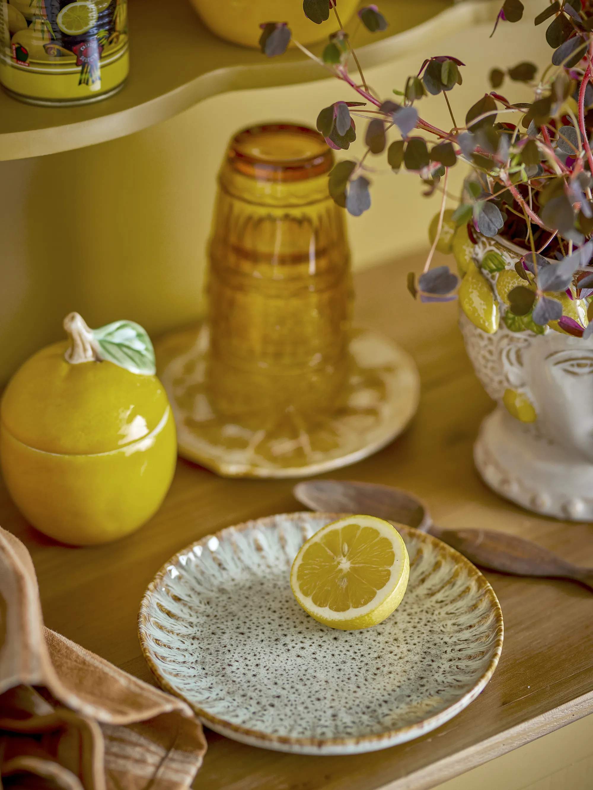 Creative Collection Kagetallerkener Fleur Kagetallerken i Nature, 2