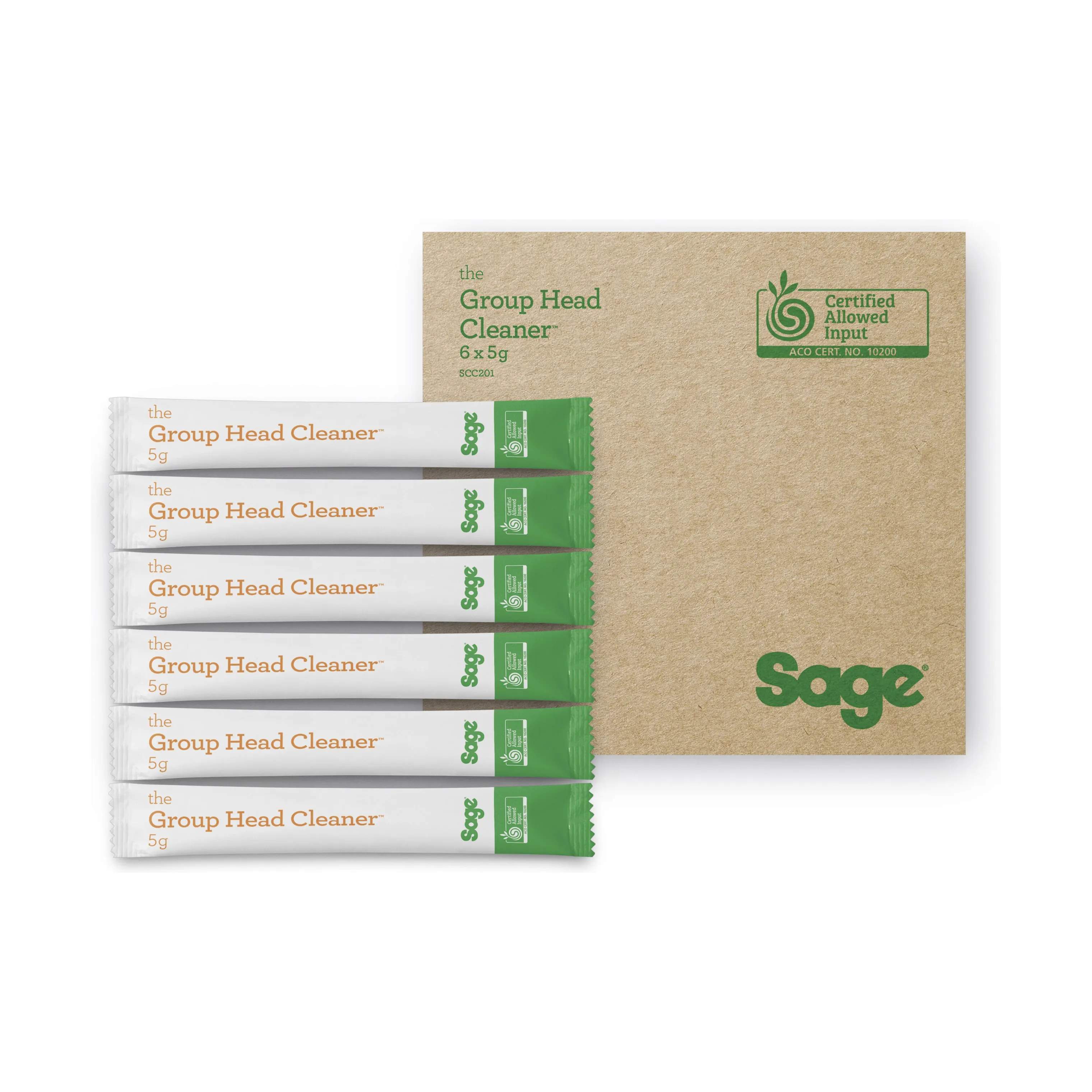 Sage Tilbehør til espressomaskiner SCC 201 Gruppehoved renser - 6 stk. i White, 6 stk., 1