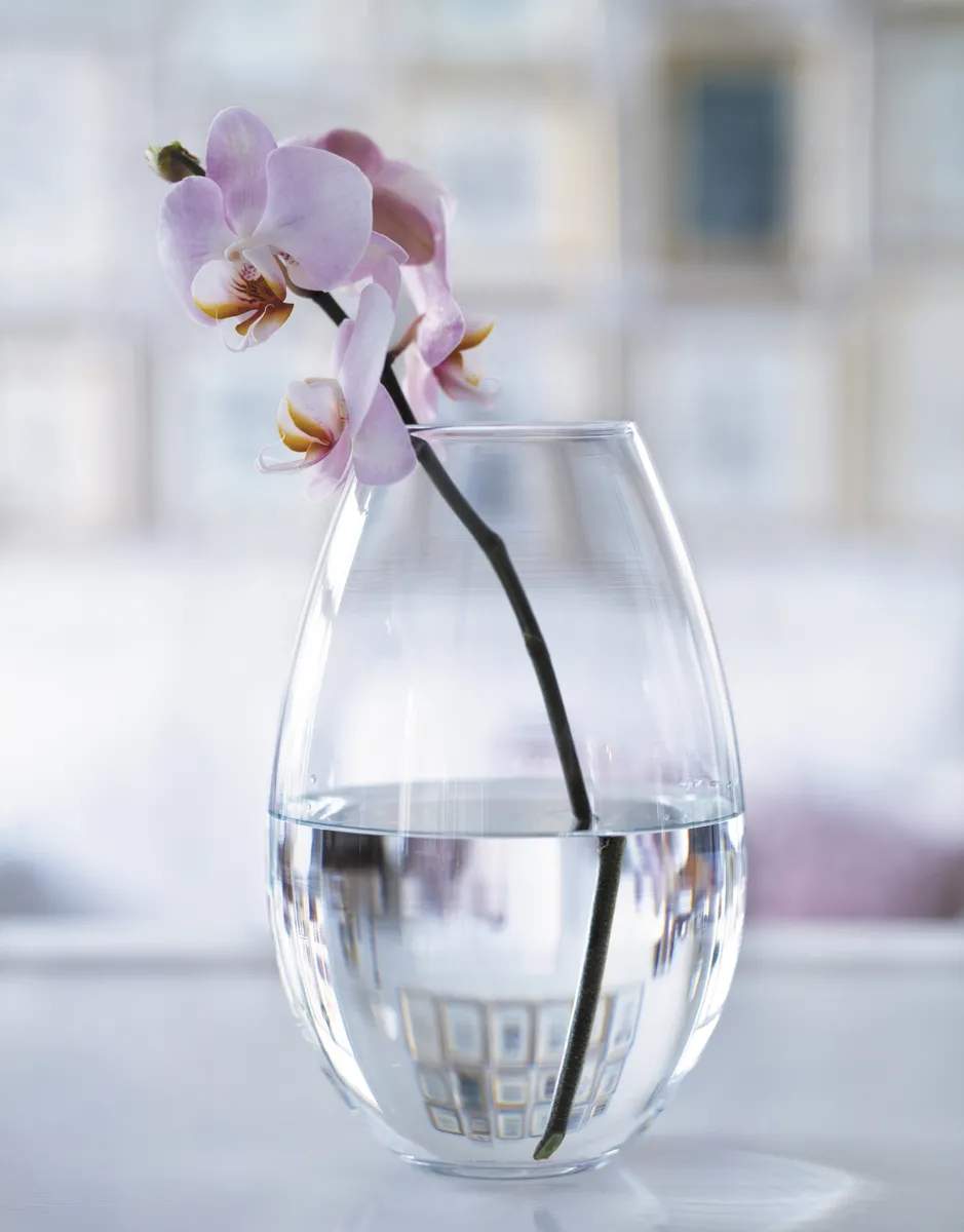 Holmegaard Vaser Cocoon Vase i Klar, 20,5 cm, 4