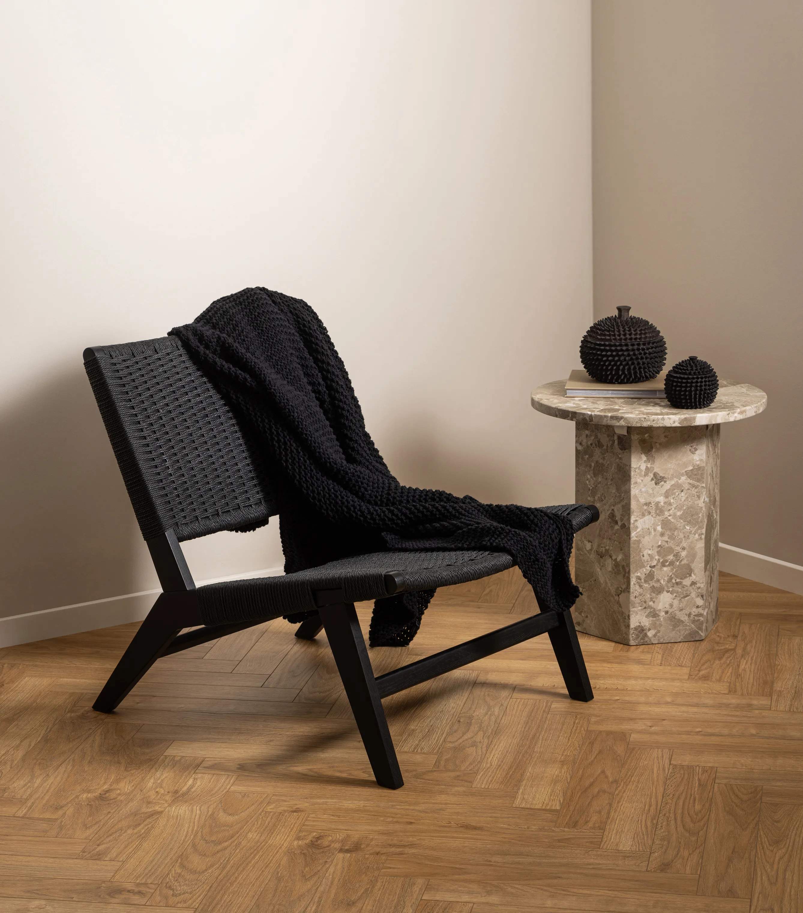 CASA Living Lænestole Carson Lounge stol i Sort, 2
