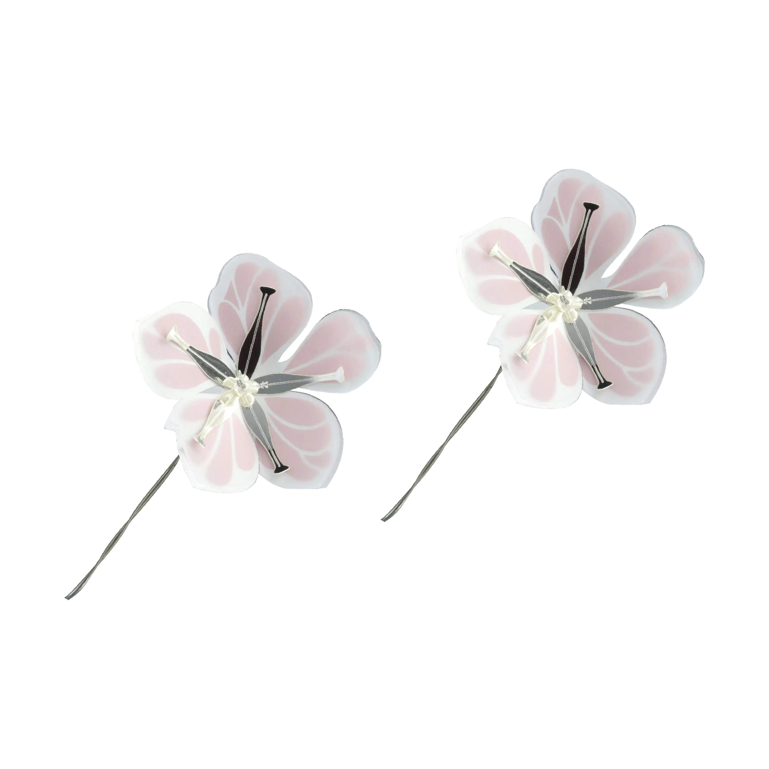 Jette Frölich Design Påskepynt Påske Papirblomster - 2 stk. i Lilla/lyserød, 1