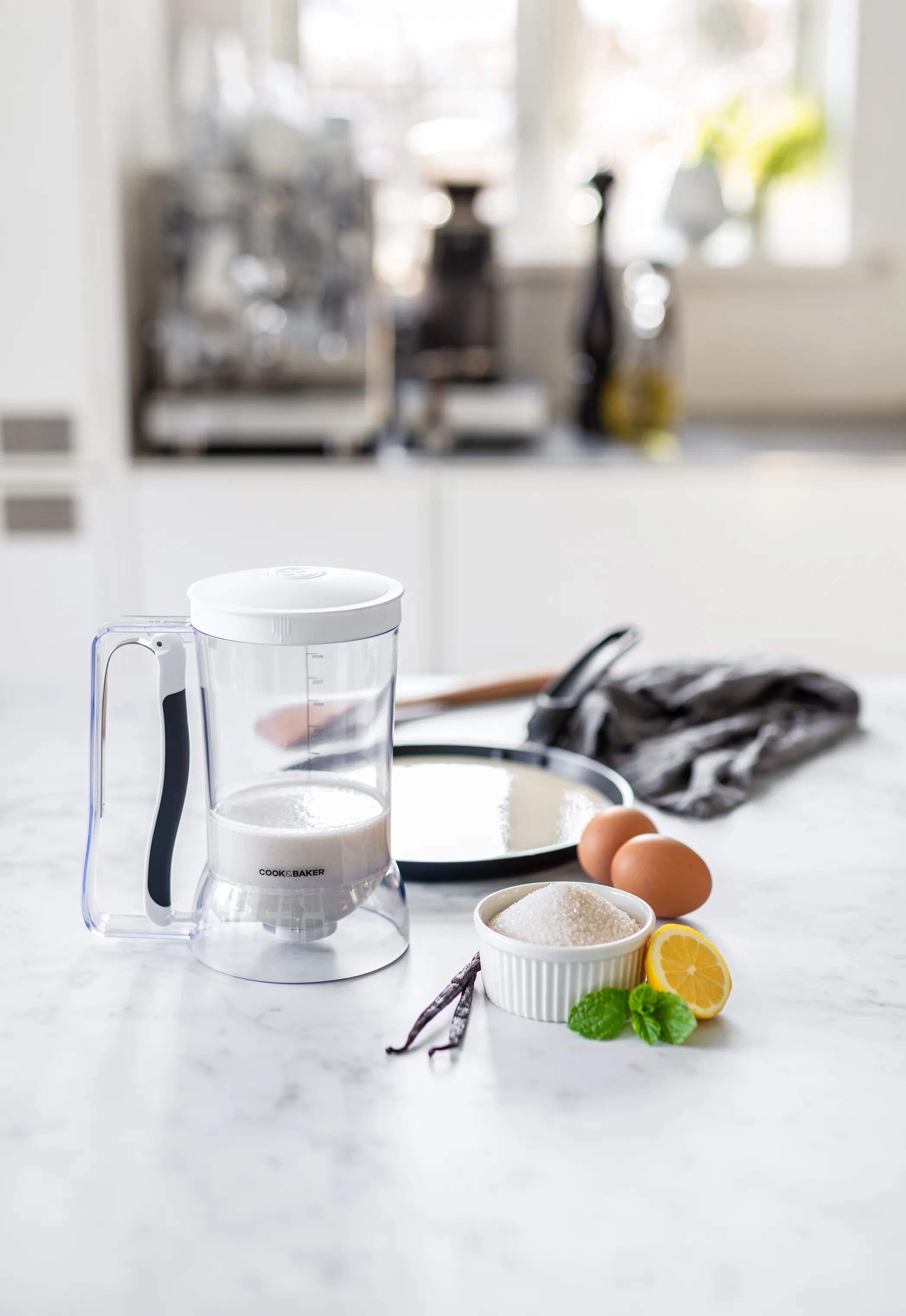 Cook & Baker Øvrigt køkkengrej Dejdispenser i klar og grå, 2