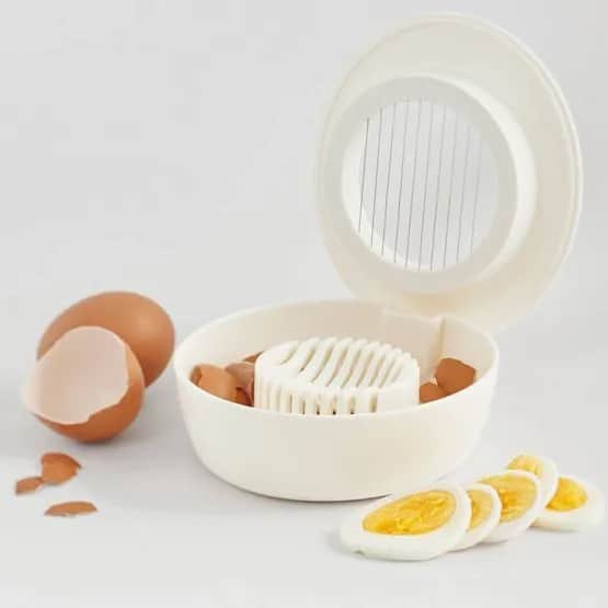 Fiskars Æggedelere og øvrigt udstyr til æg Functional Form Æggedeler i Hvid/stål, 2
