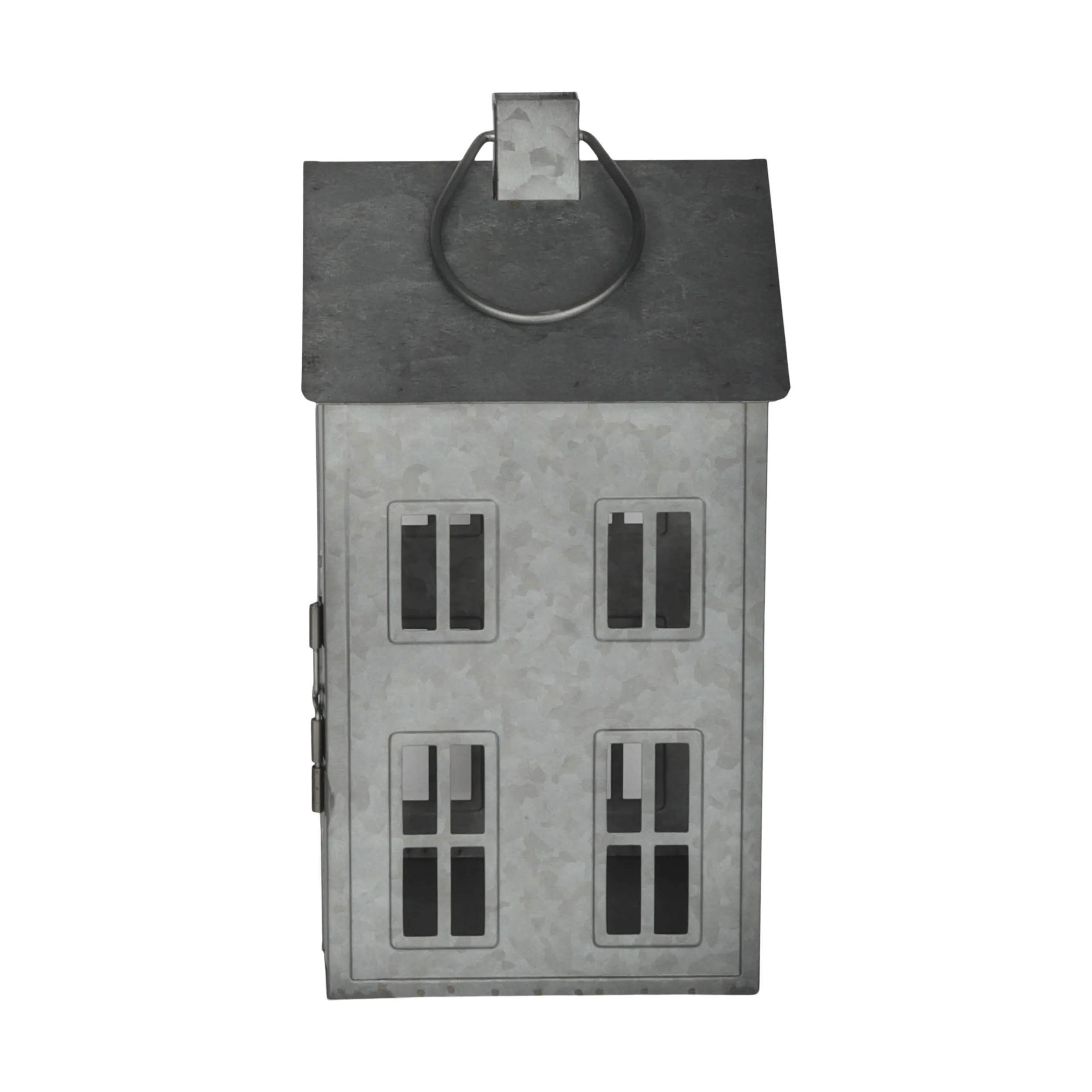 Casa Christmas Bloklysestage Lanterne i Zink, 26,8 cm, 3