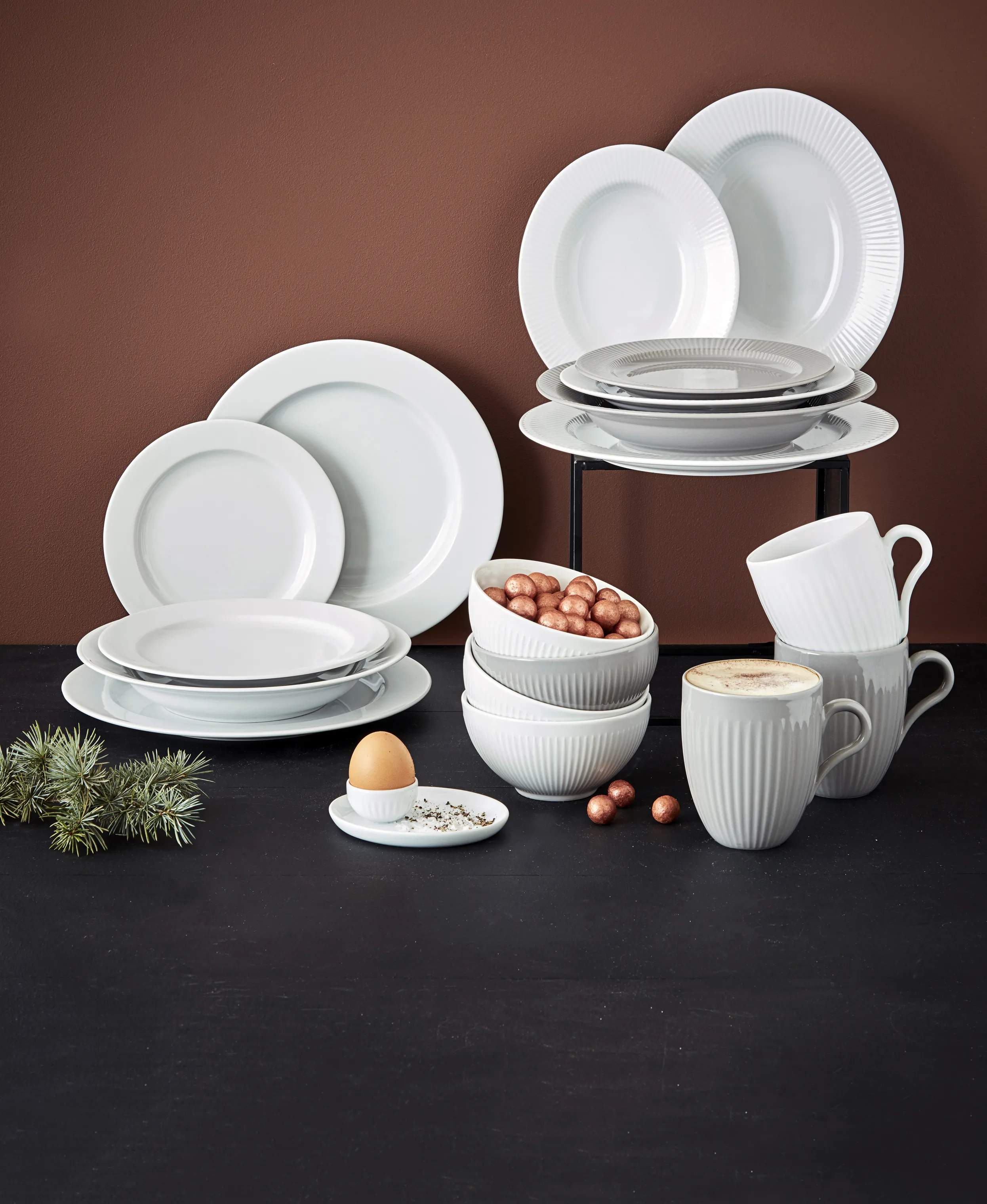 Eva Trio Serveringsfade Legio Nova Tallerken i Hvid, 3