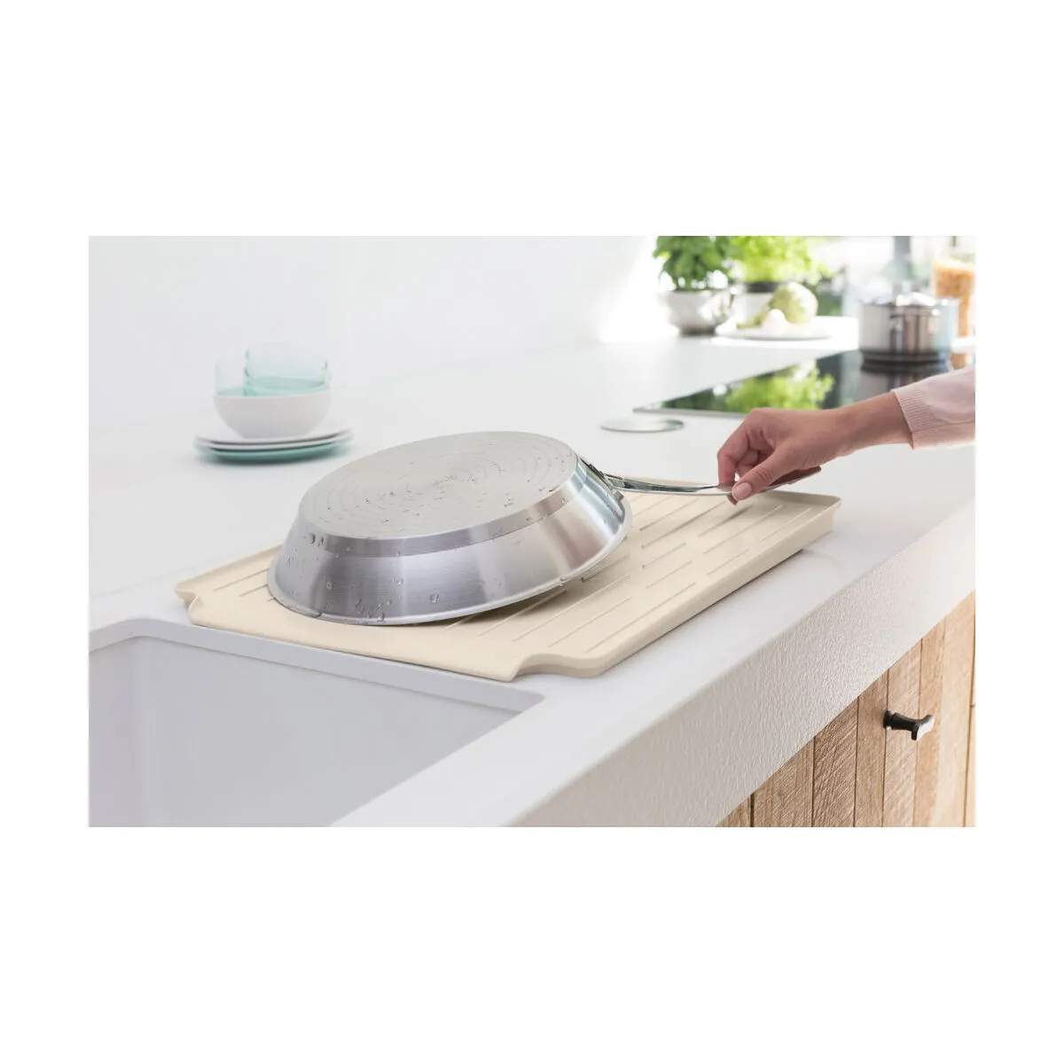 Brabantia Opvaskestativer Sinkside Opvaskestativ i Soft Beige, B38,5 x L49 cm, 5