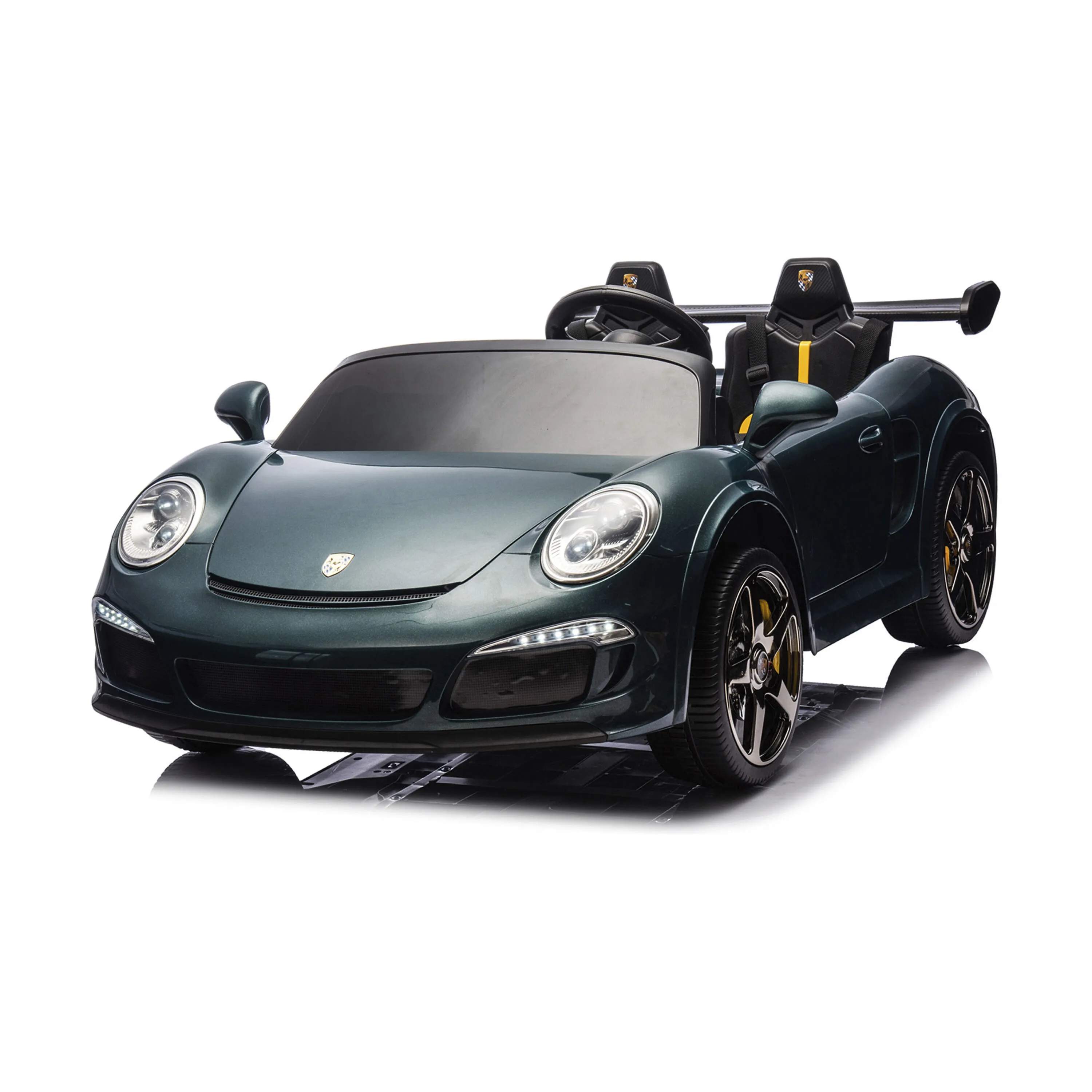 NORDIC PLAY Speed El-biler til børn Elektrisk Bil - RUF i Mørkegrøn, 1