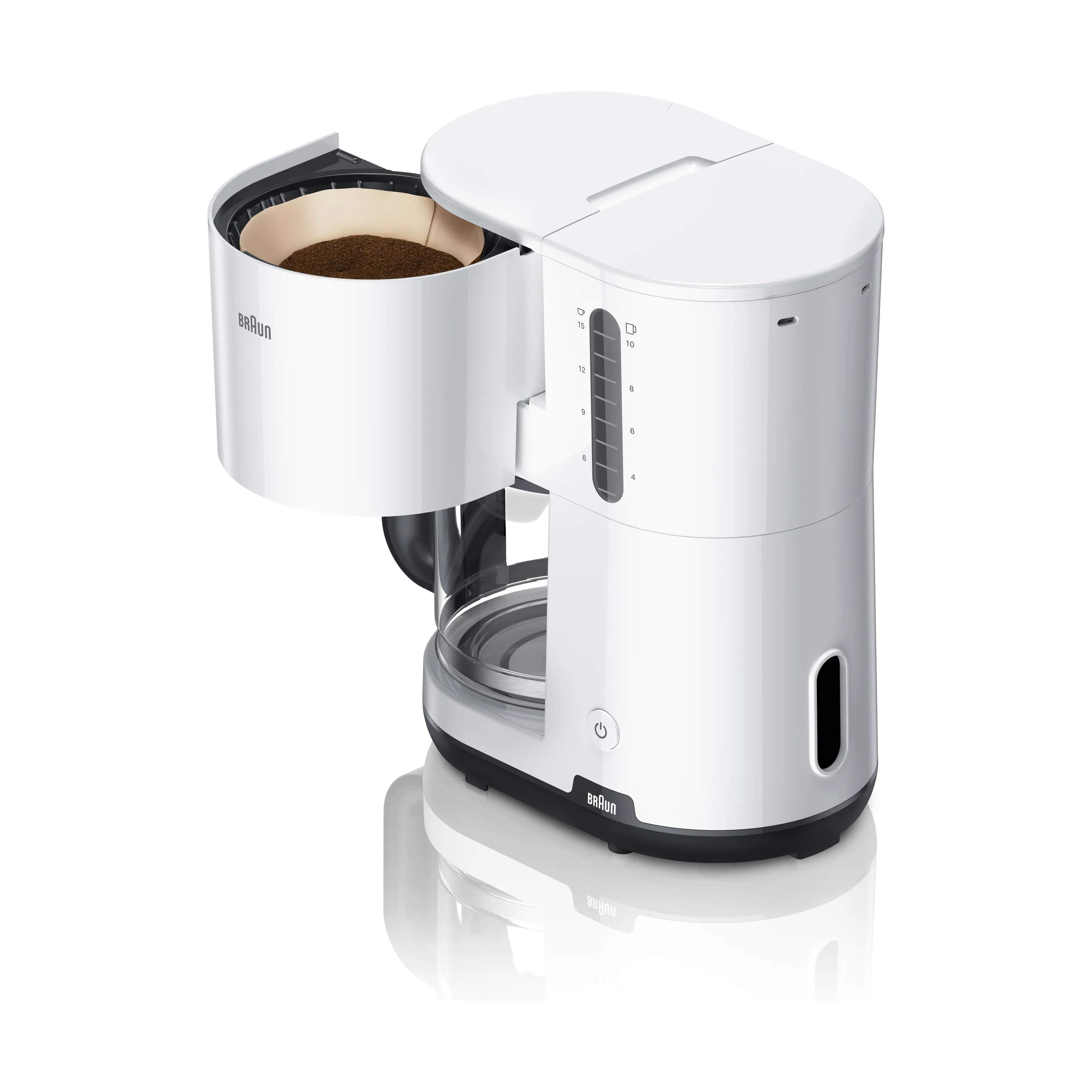 Braun Kaffemaskiner Breakfast Kaffemaskine KF1100WH i Hvid, 3