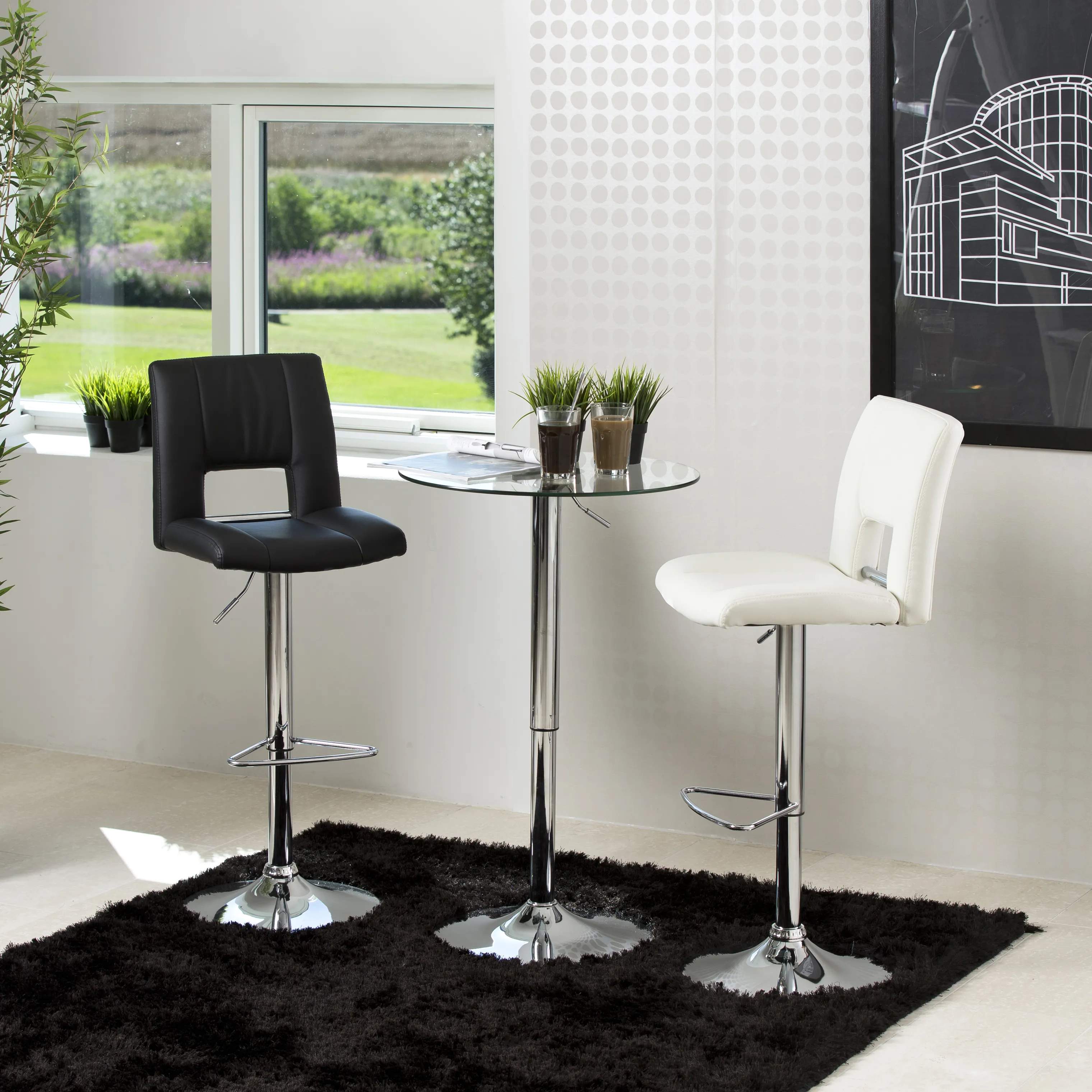 CASA Living Barstole Sylvia Barstol - 2 stk. i sort, 2