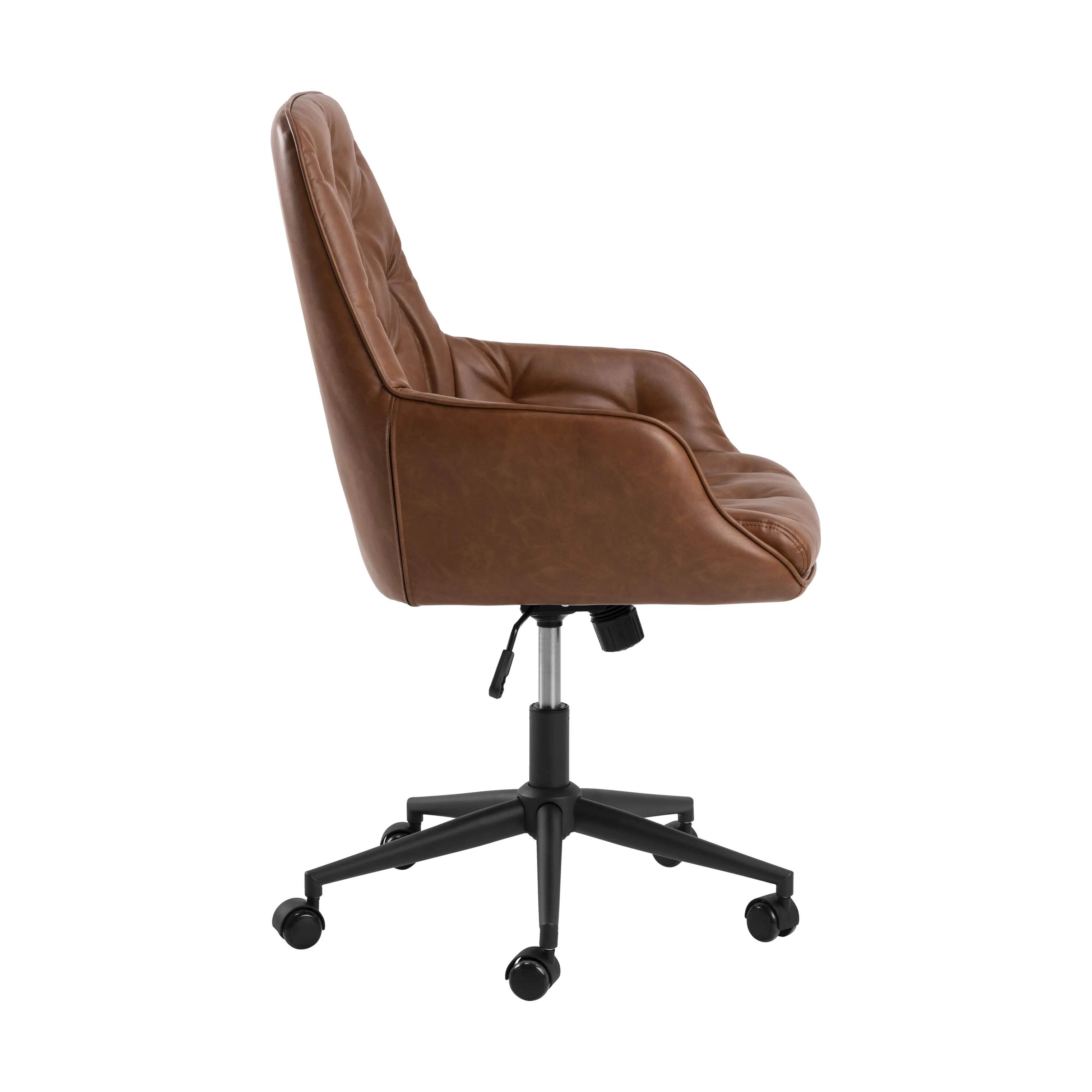 CASA Living Skrivebordsstole Erik Skrivebordsstol i Cognac, 4