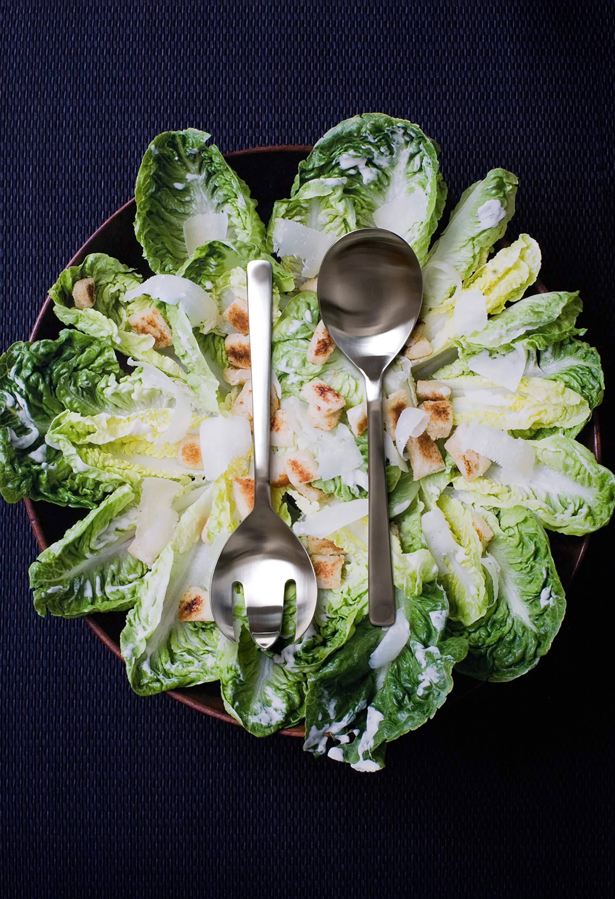 Kay Bojesen ApS Salatbestik Grand Prix Salatsæt i Mat stål, 18,5 cm, 5