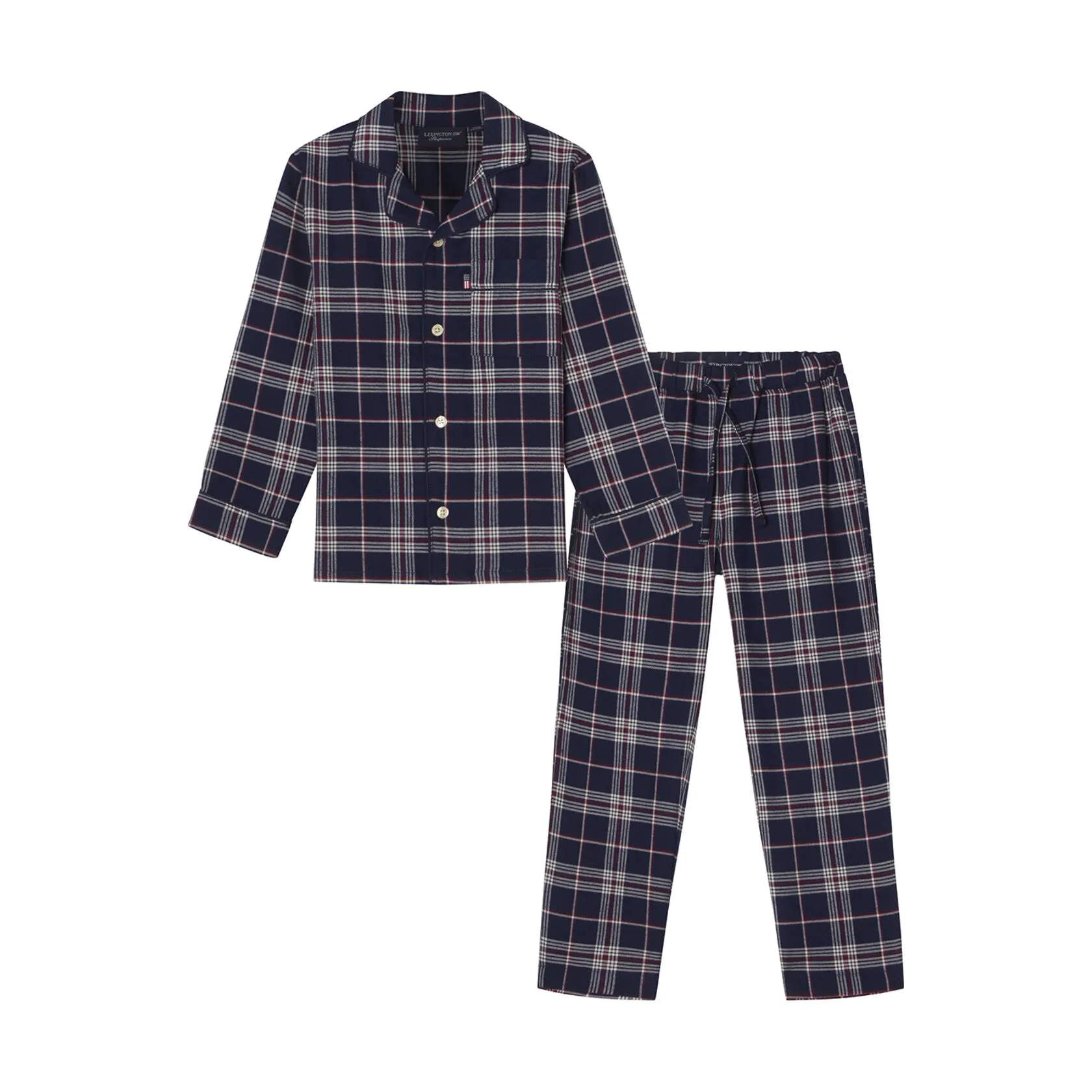 Lexington Pyjamas Holiday Collection 2025 Pyjamassæt - 2 dele i Blå, 8-10 år, 1