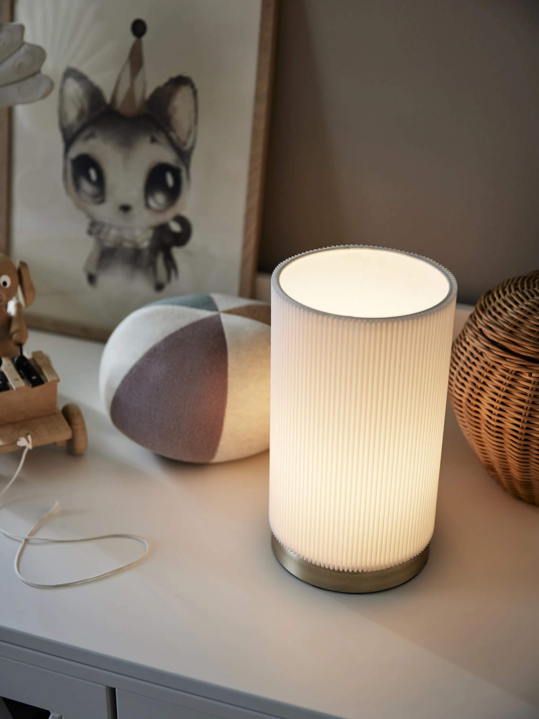 PR Home Bordlamper Dora Bordlampe i Hvid/guld, 2