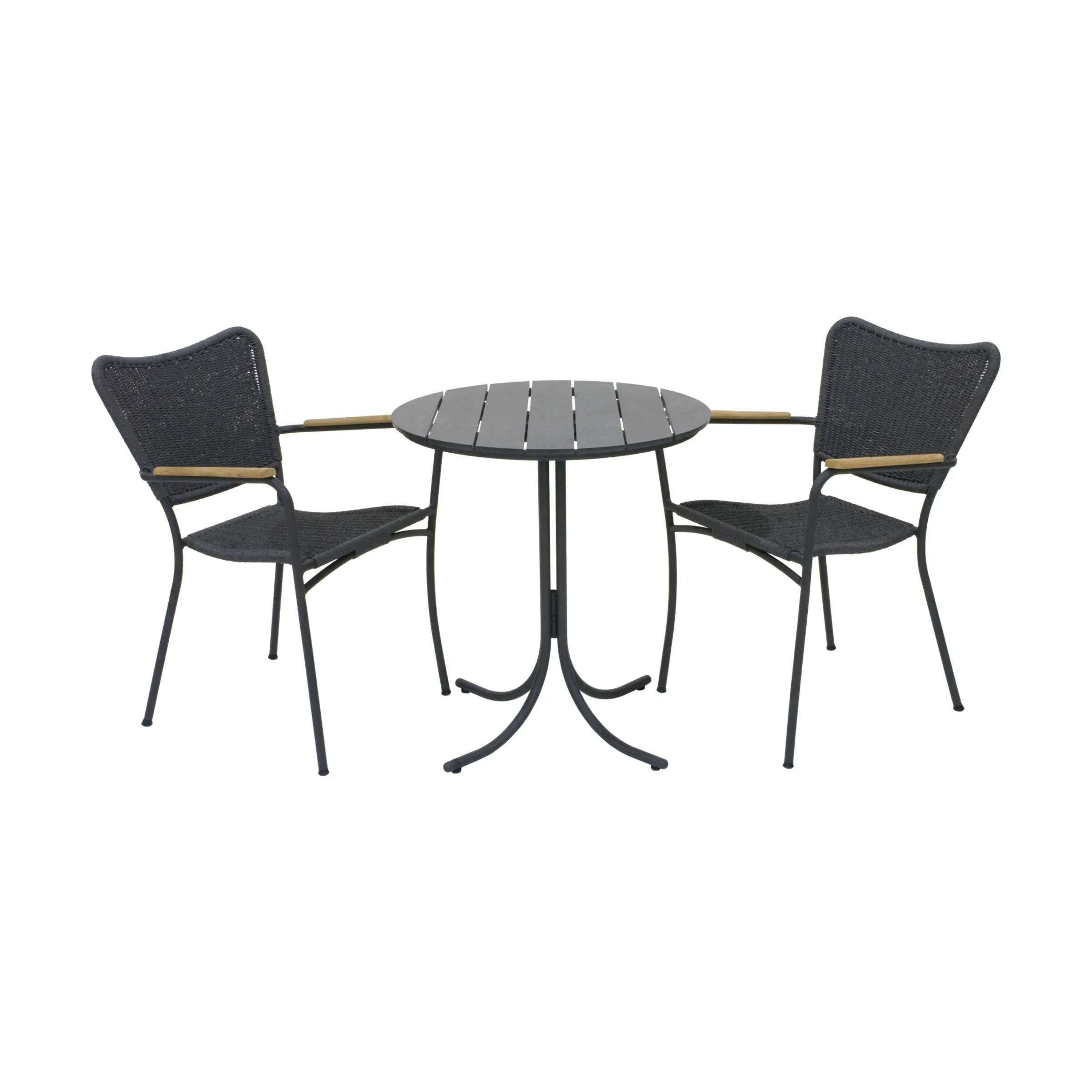 Pure Cafésæt - 1 bord og 2 stole