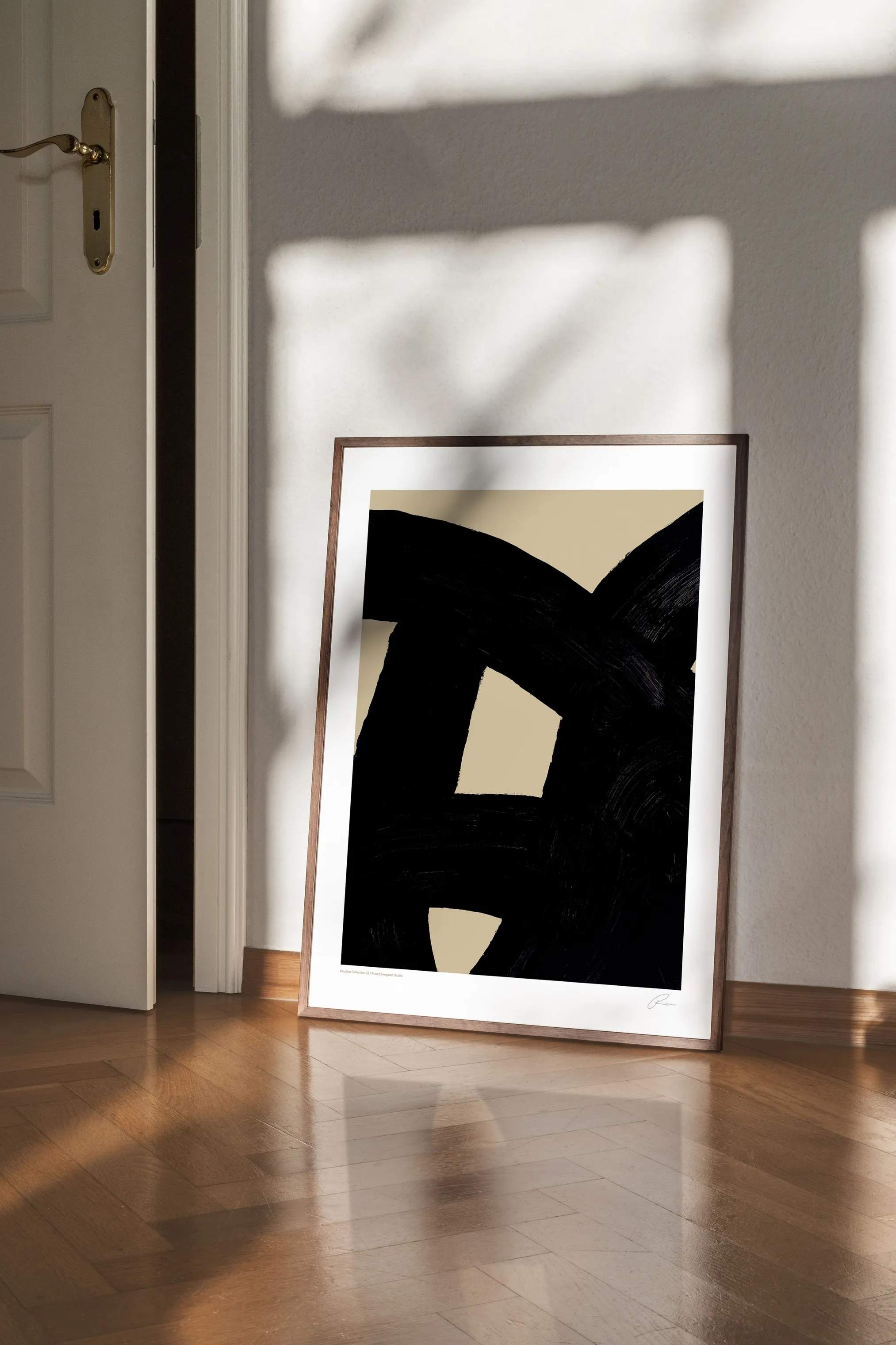 Poster&Frame Plakater Plakat - Intuition Collection 03 i B50 x L70 cm, 2