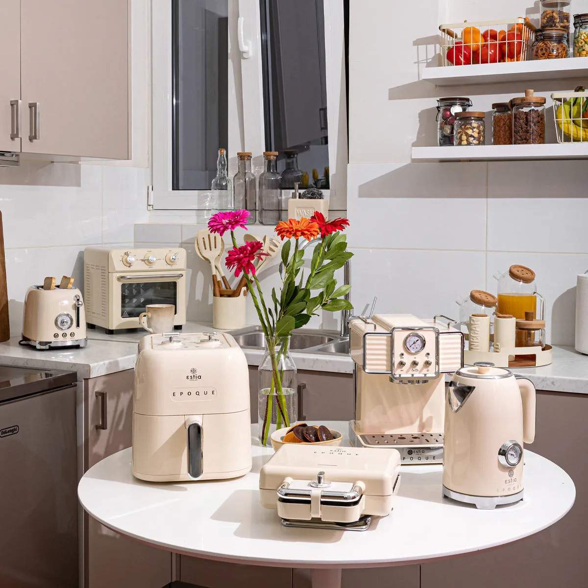 Estia Home Airfryers Retro Epoque Airfryer i Ivory, 3