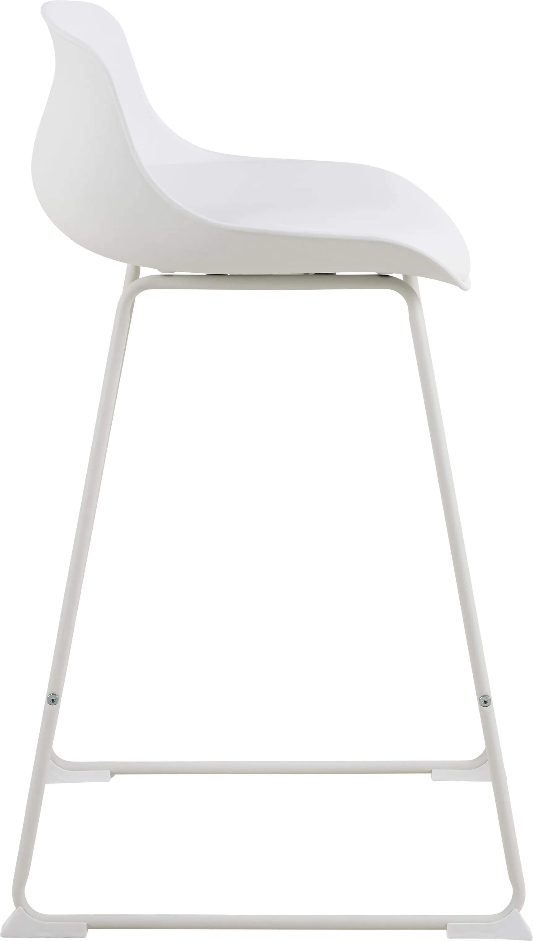 CASA Living Barstole Tina Barstol - 2 stk i Hvid, H84 x B50 cm, 5