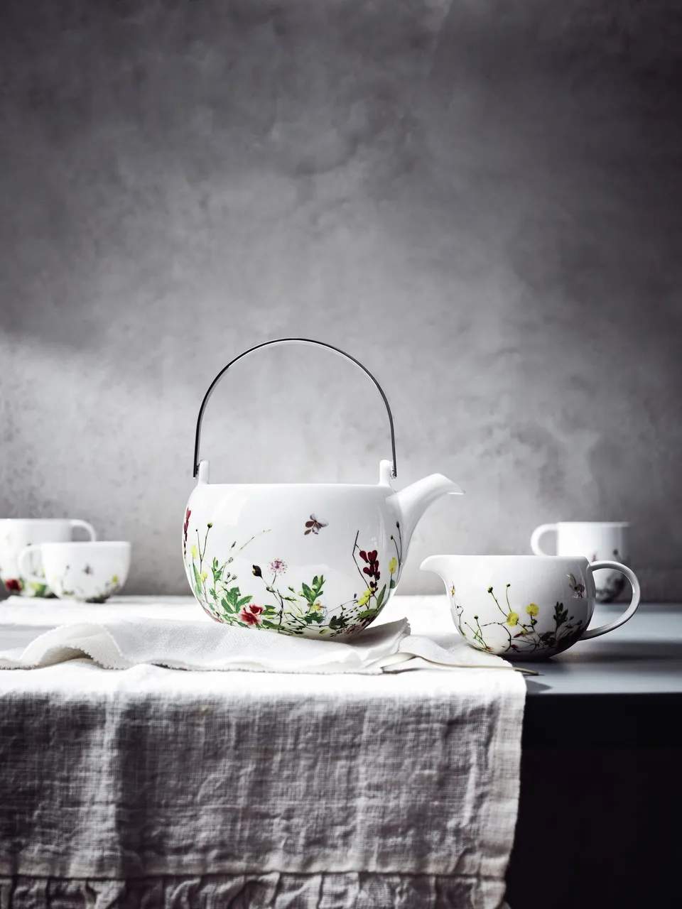 Rosenthal Tekander Brillance Fleurs Sauvages Tekande i Hvid / Multifarvet, 2
