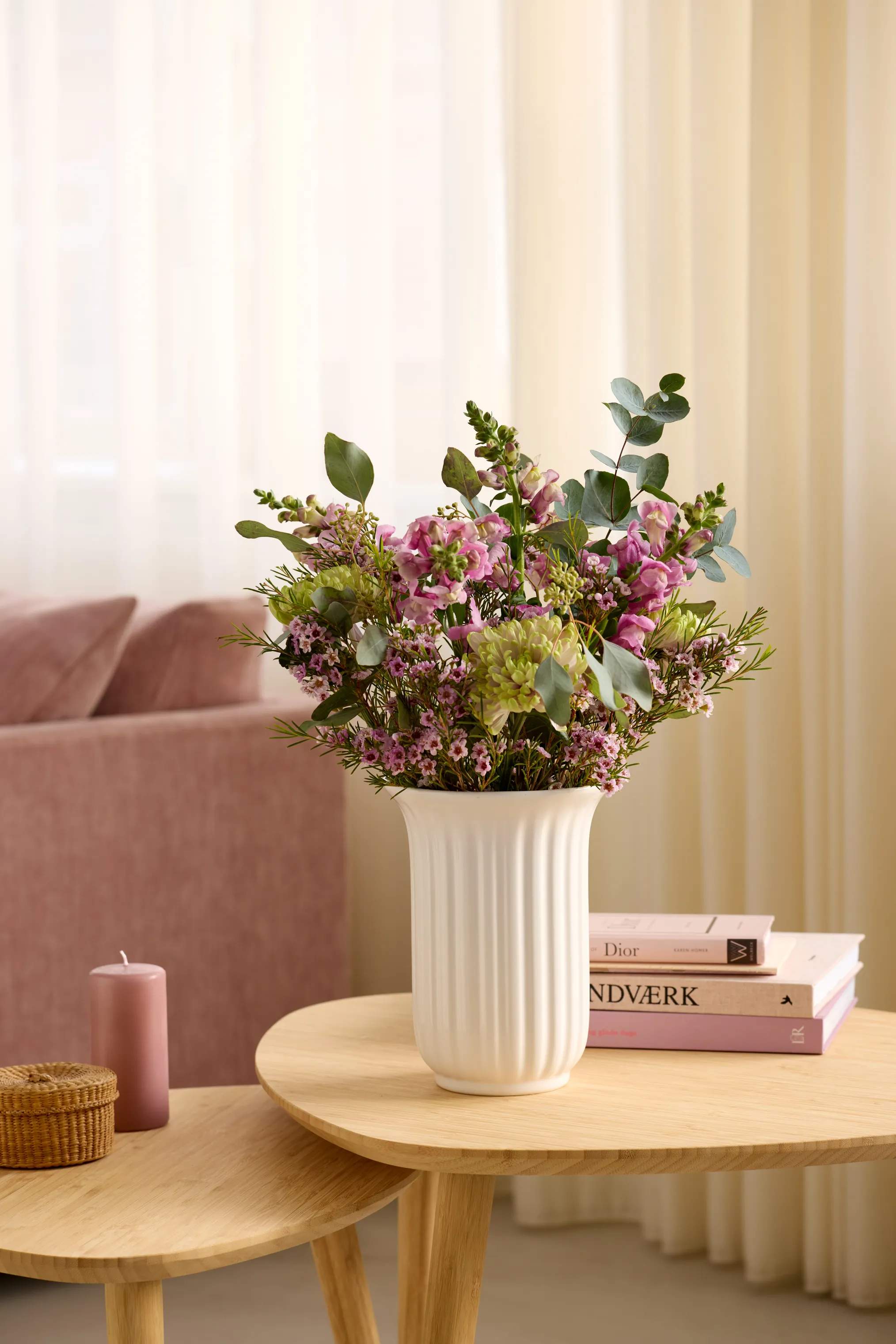 erik bagger a/s Vaser Eslau Tulip Vase i Hvid, 2