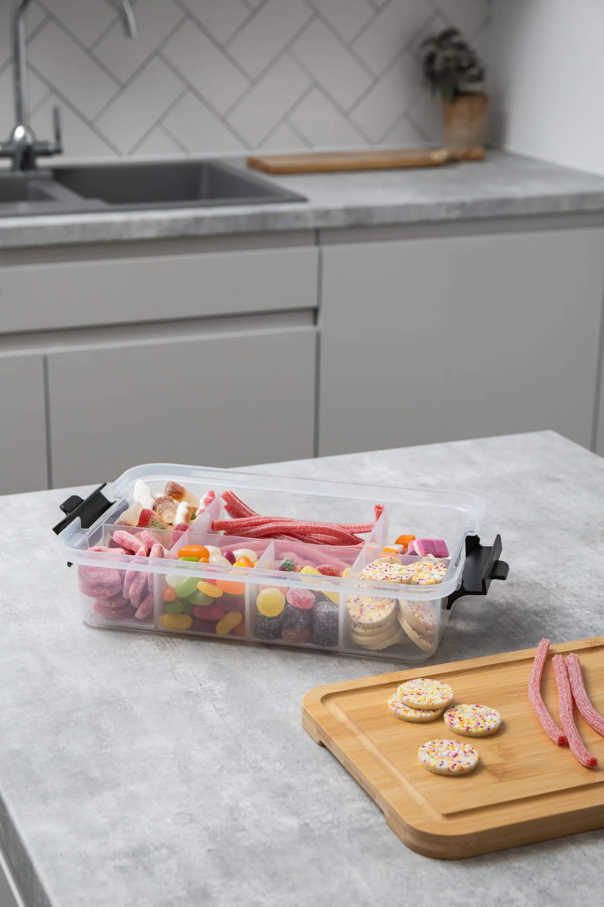 Farberware Opbevaringsbokse Snacklebox Snackboks i Klar, 3