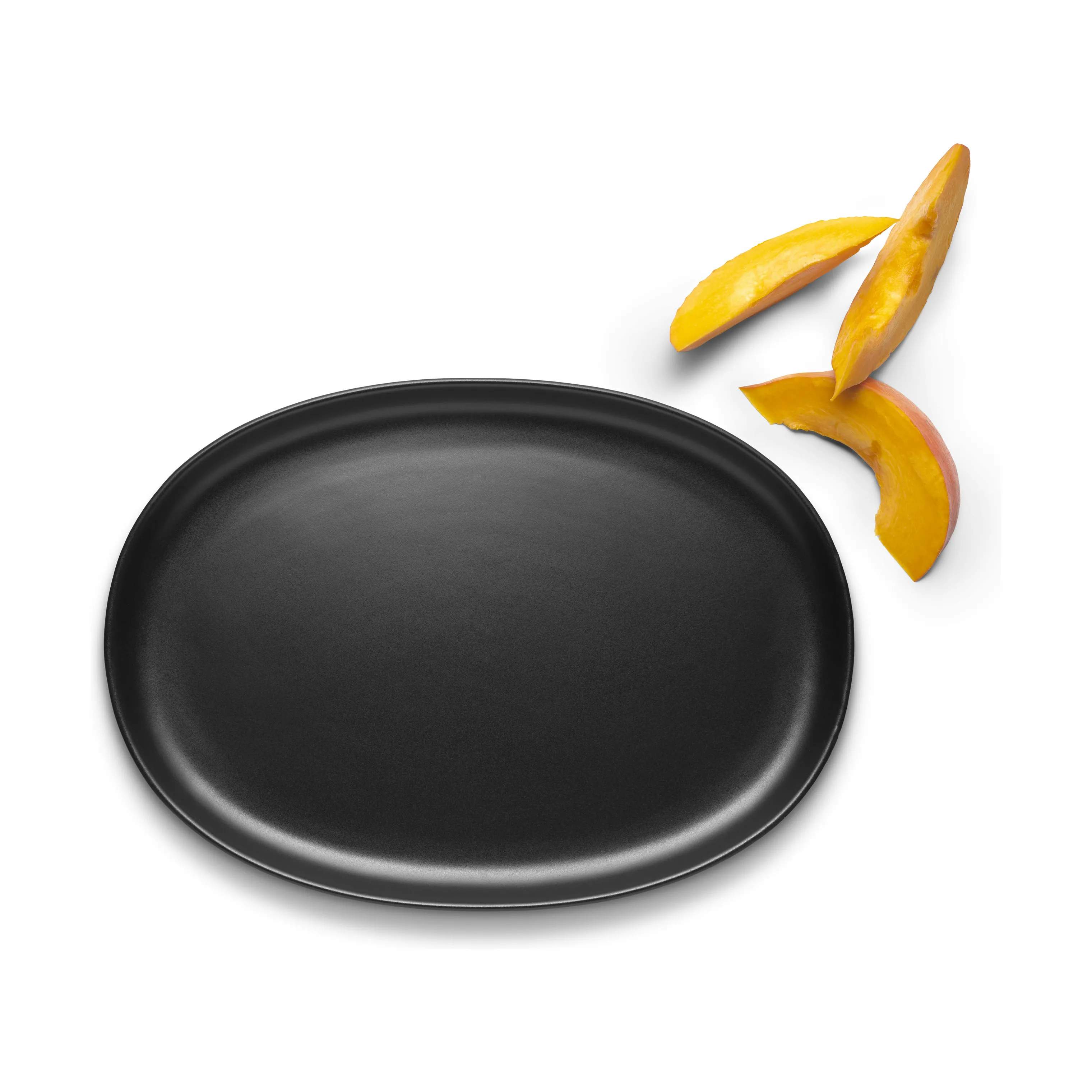 Eva Solo Serveringsfade Nordic Kitchen Oval Tallerken i Sort, B22 x L32 cm, 5
