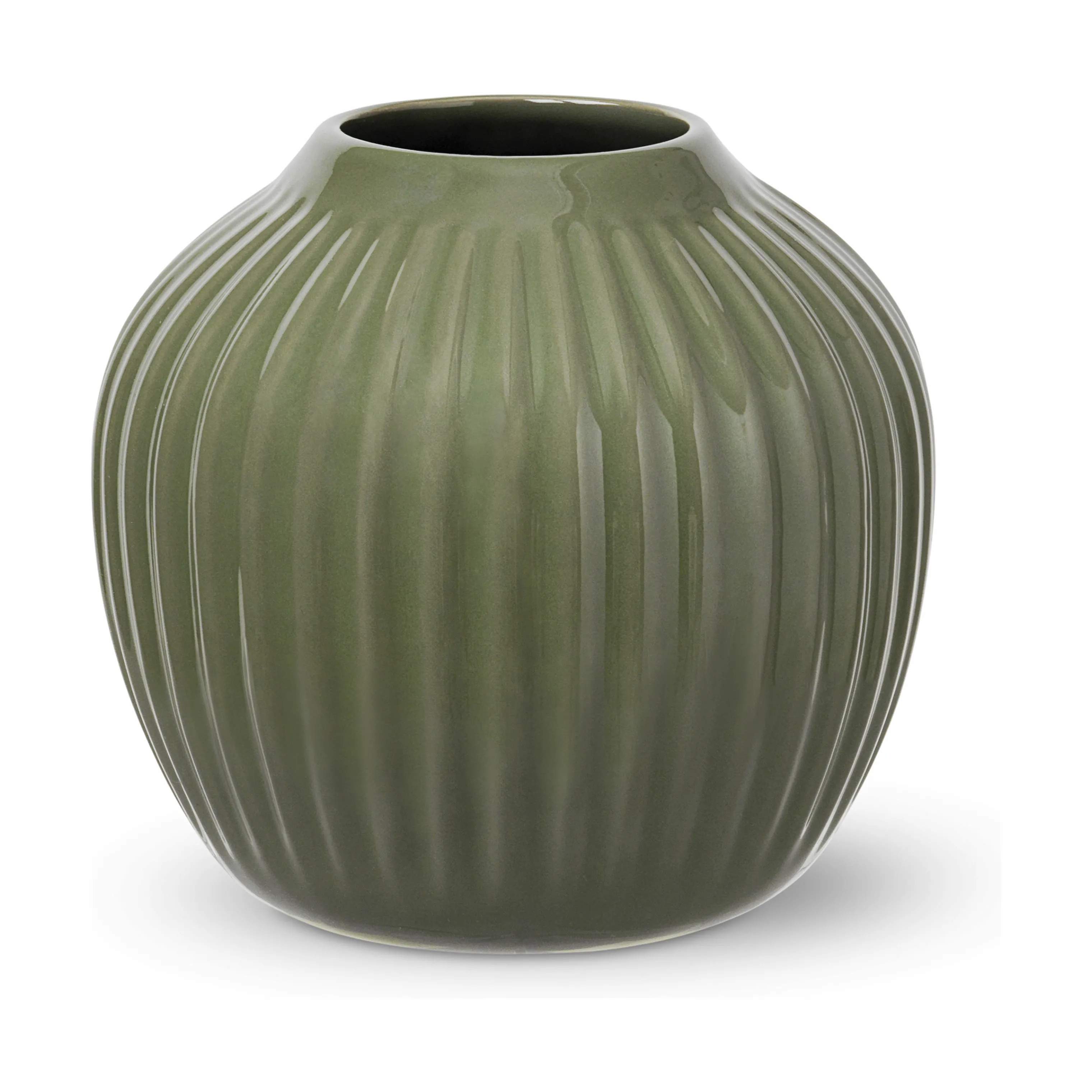 Kähler Vaser Hammershøi Vase i Mørk grøn, 13 cm, 1