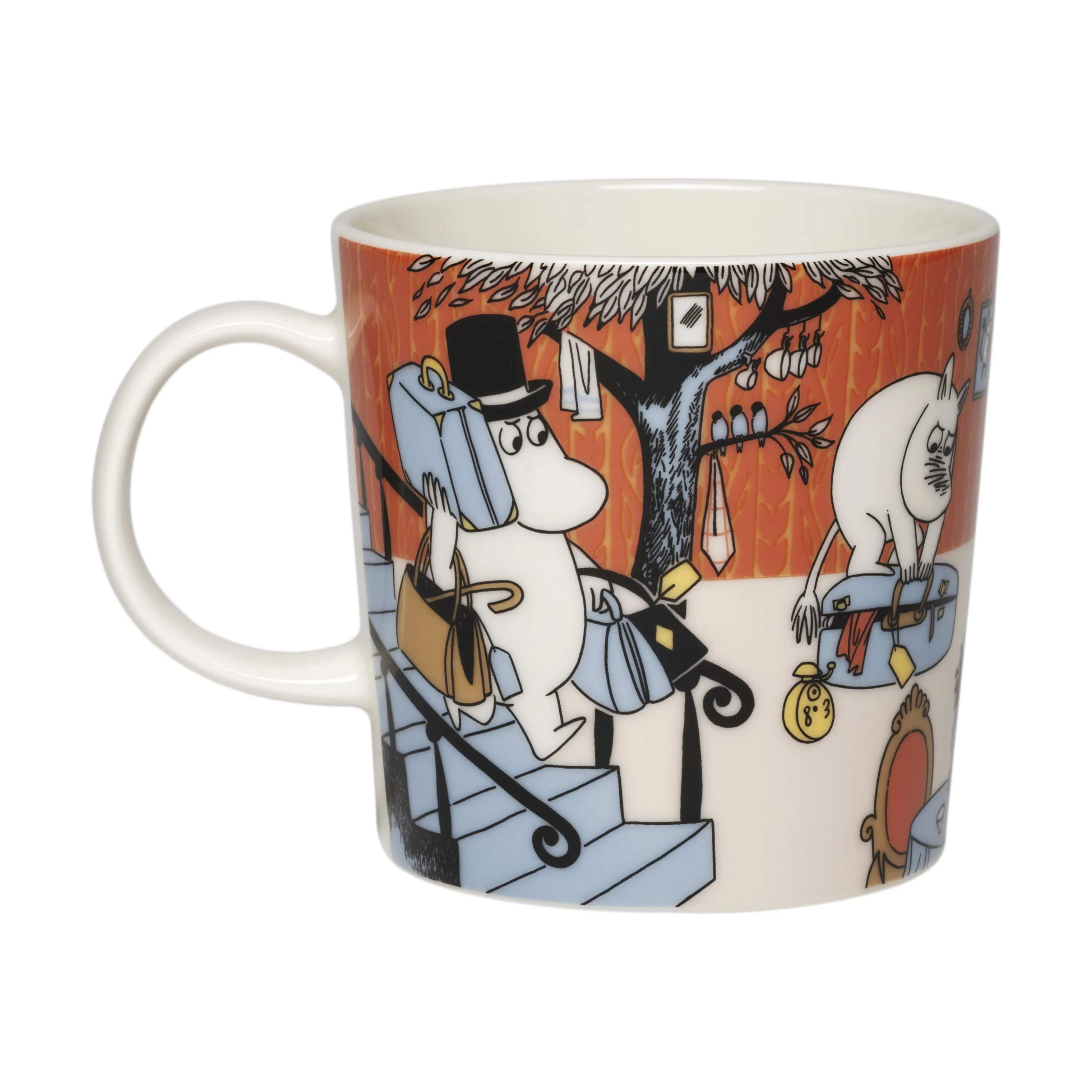 Moomin Arabia Krus og kopper med hank Krus - Ferieklar i Ferieklar, 30 cl, 6