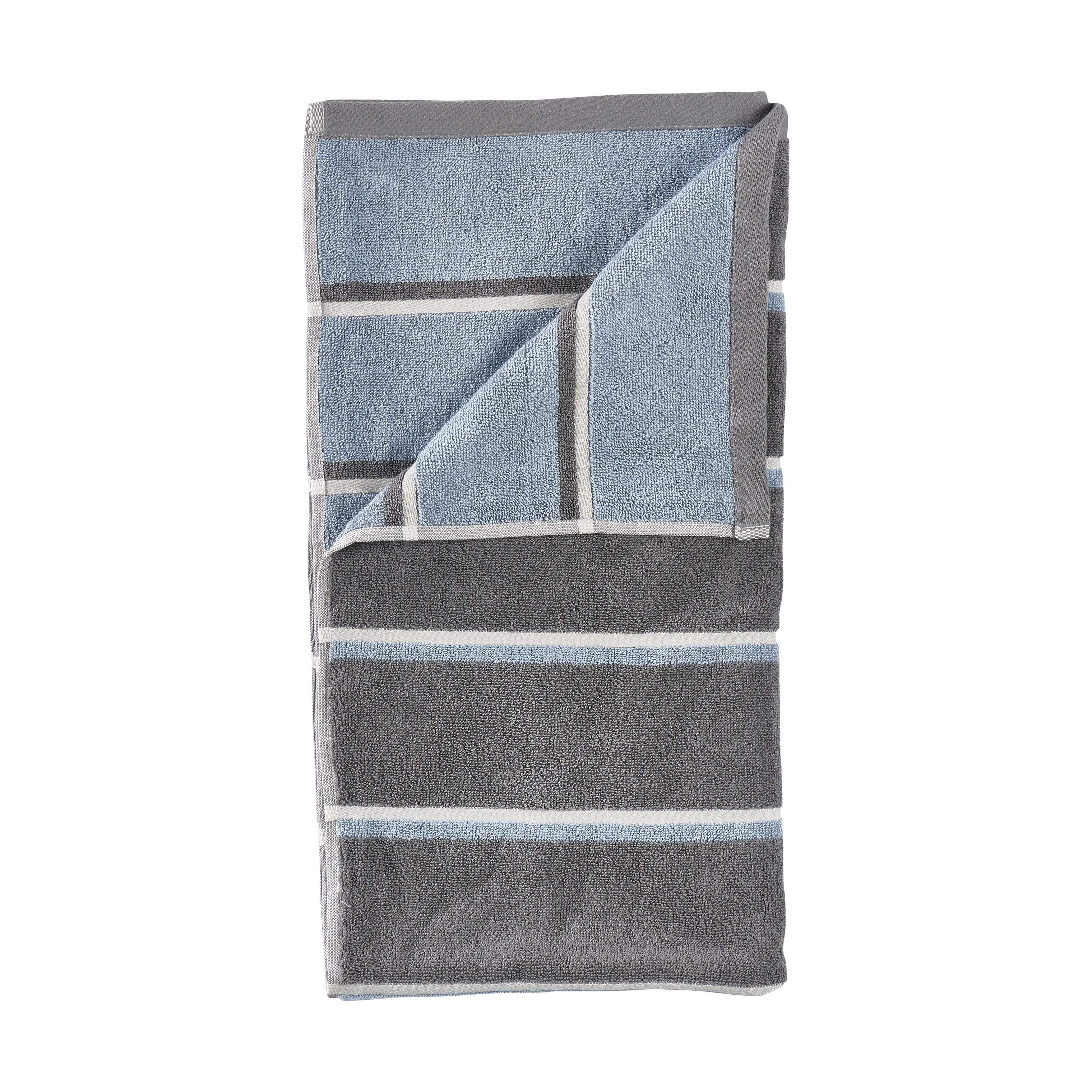 Zone Håndklæder Sauna Håndklæde i Grå/blå, B50 x L100 cm, 1