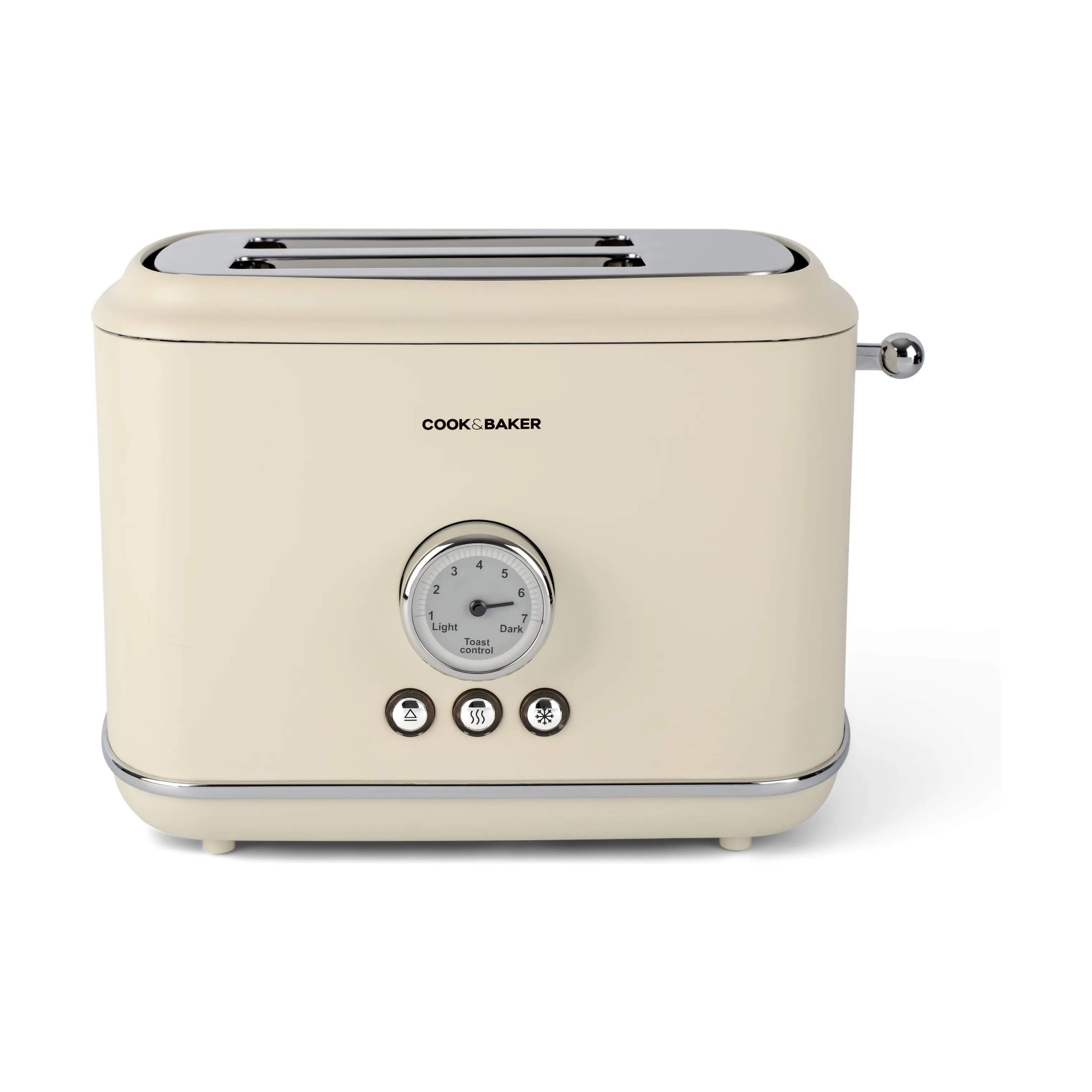Cook & Baker Brødristere Retro Brødrister i Beige, 1