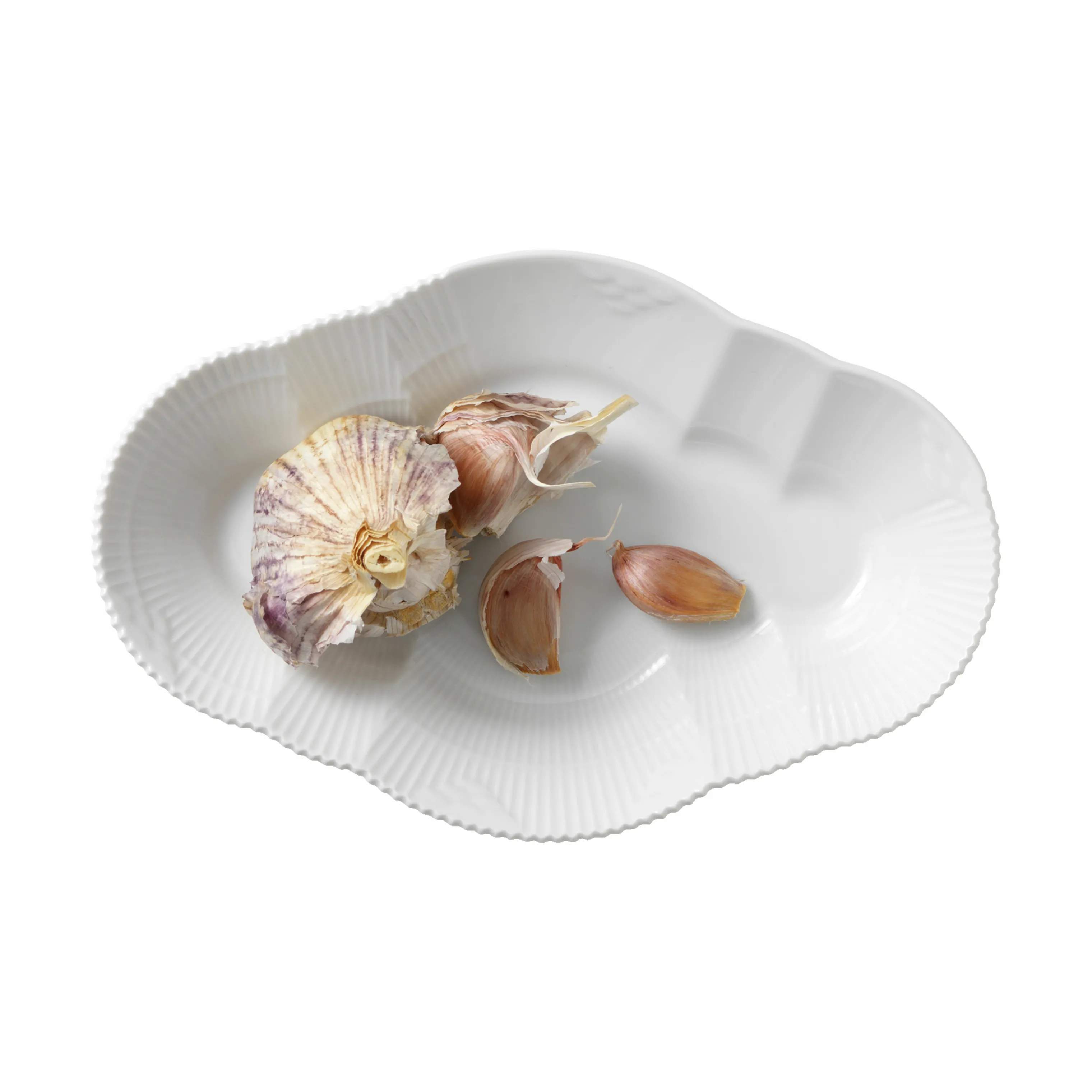 Royal Copenhagen Serveringsfade Hvid Elements Fad i Hvid, 4
