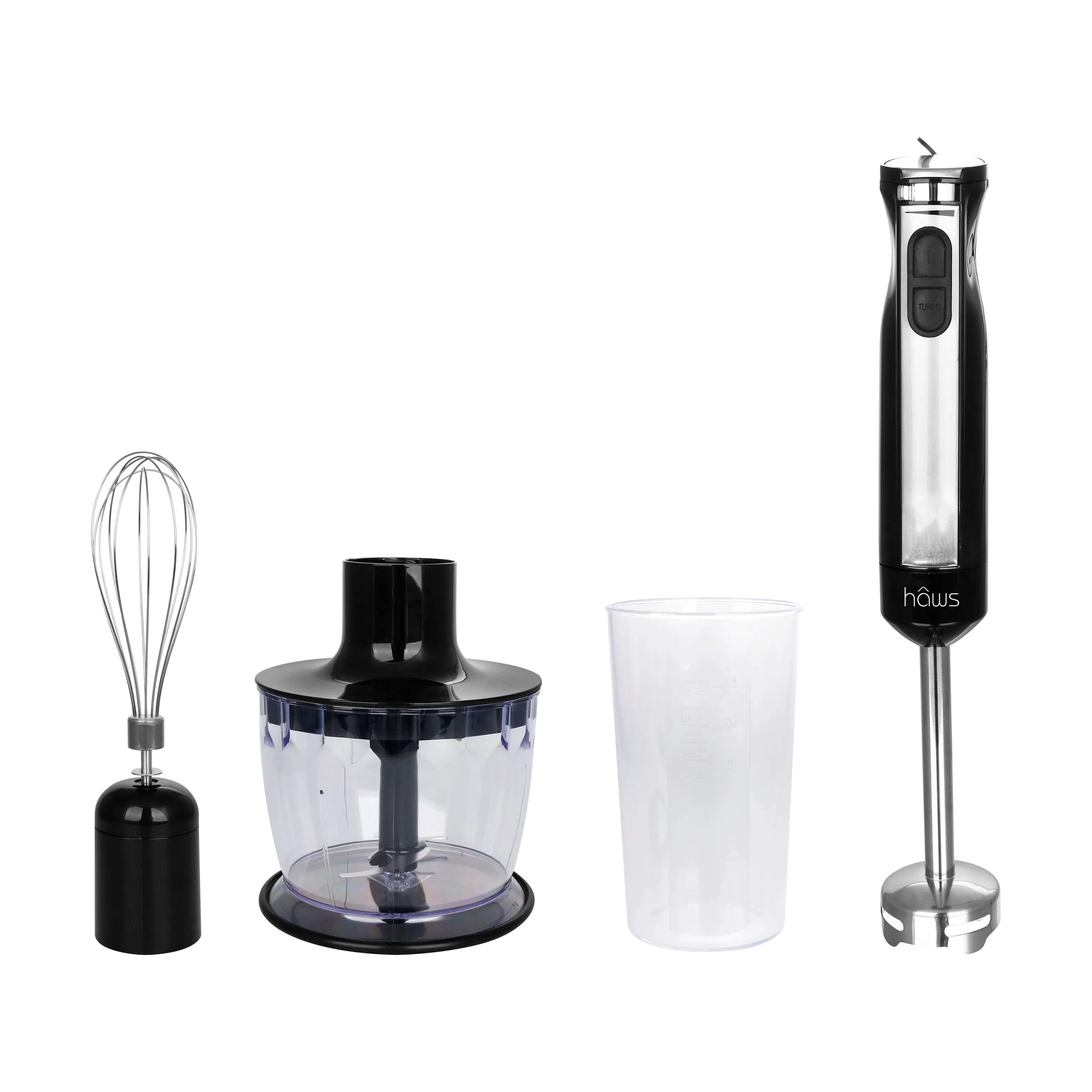Tornø Stavblender sæt - 4 dele, sort, large